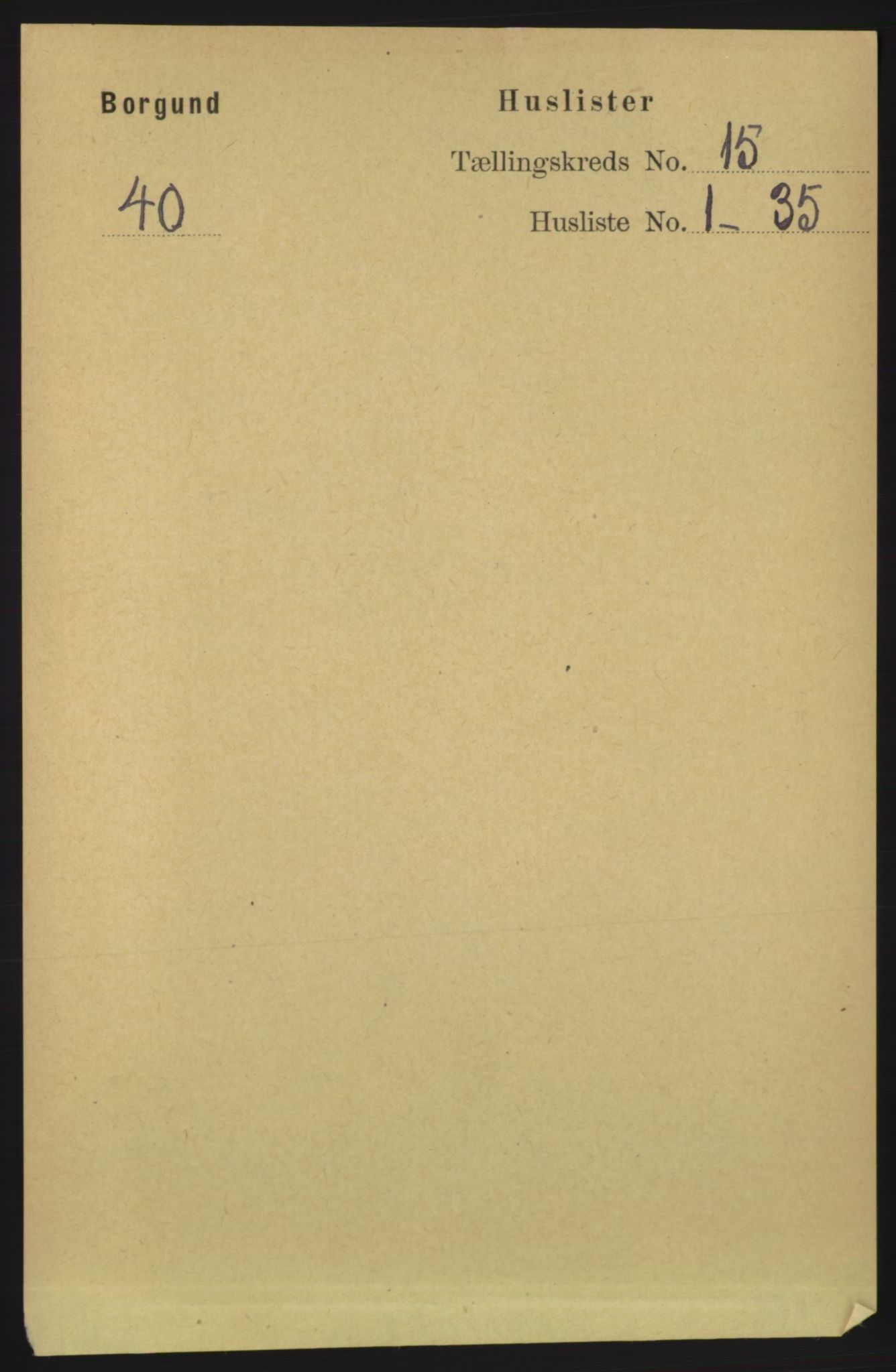 RA, 1891 census for 1531 Borgund, 1891, p. 4440