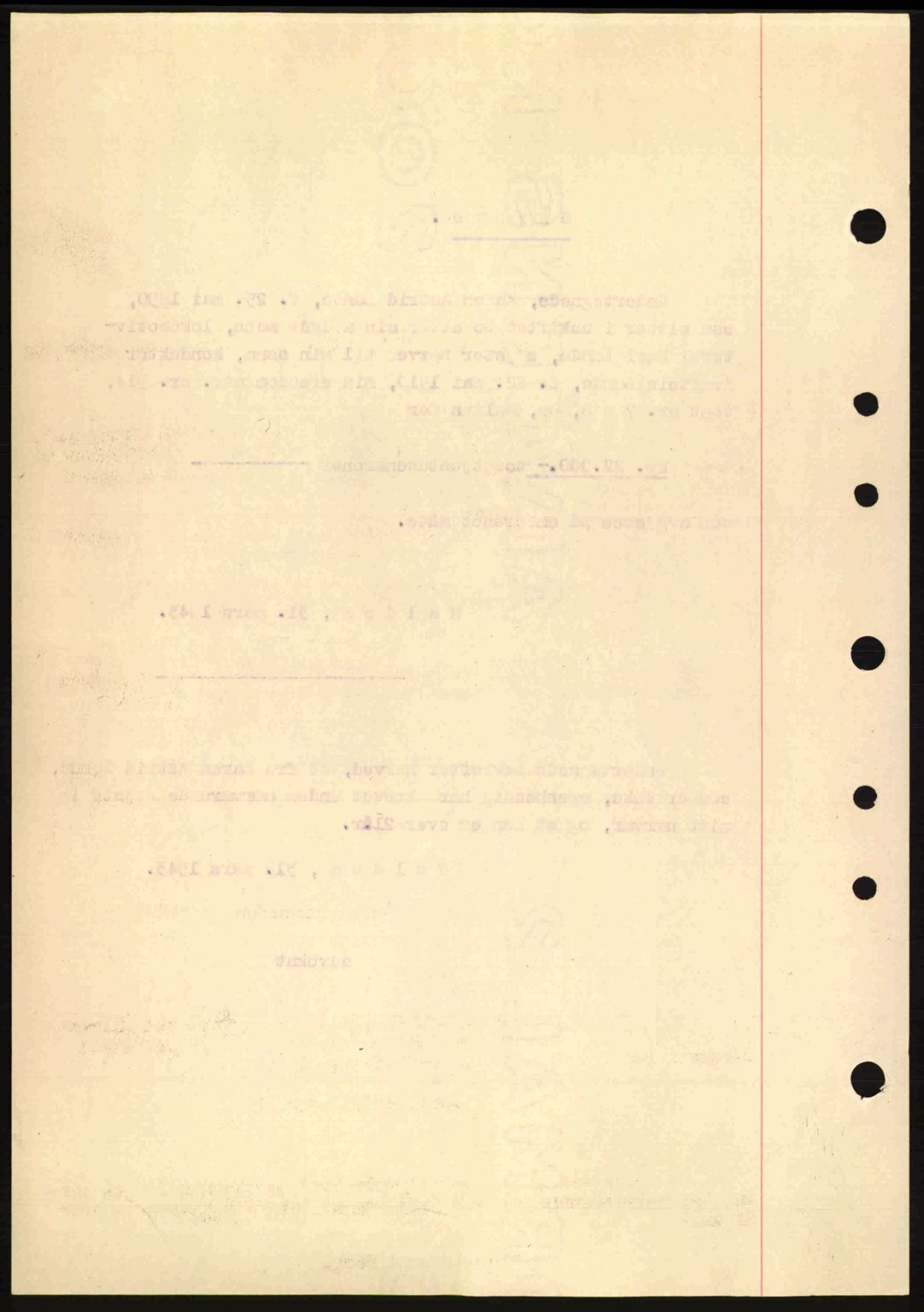 Idd og Marker sorenskriveri, AV/SAO-A-10283/G/Gb/Gbb/L0006: Mortgage book no. A6, 1943-1944, Diary no: : 397/1943