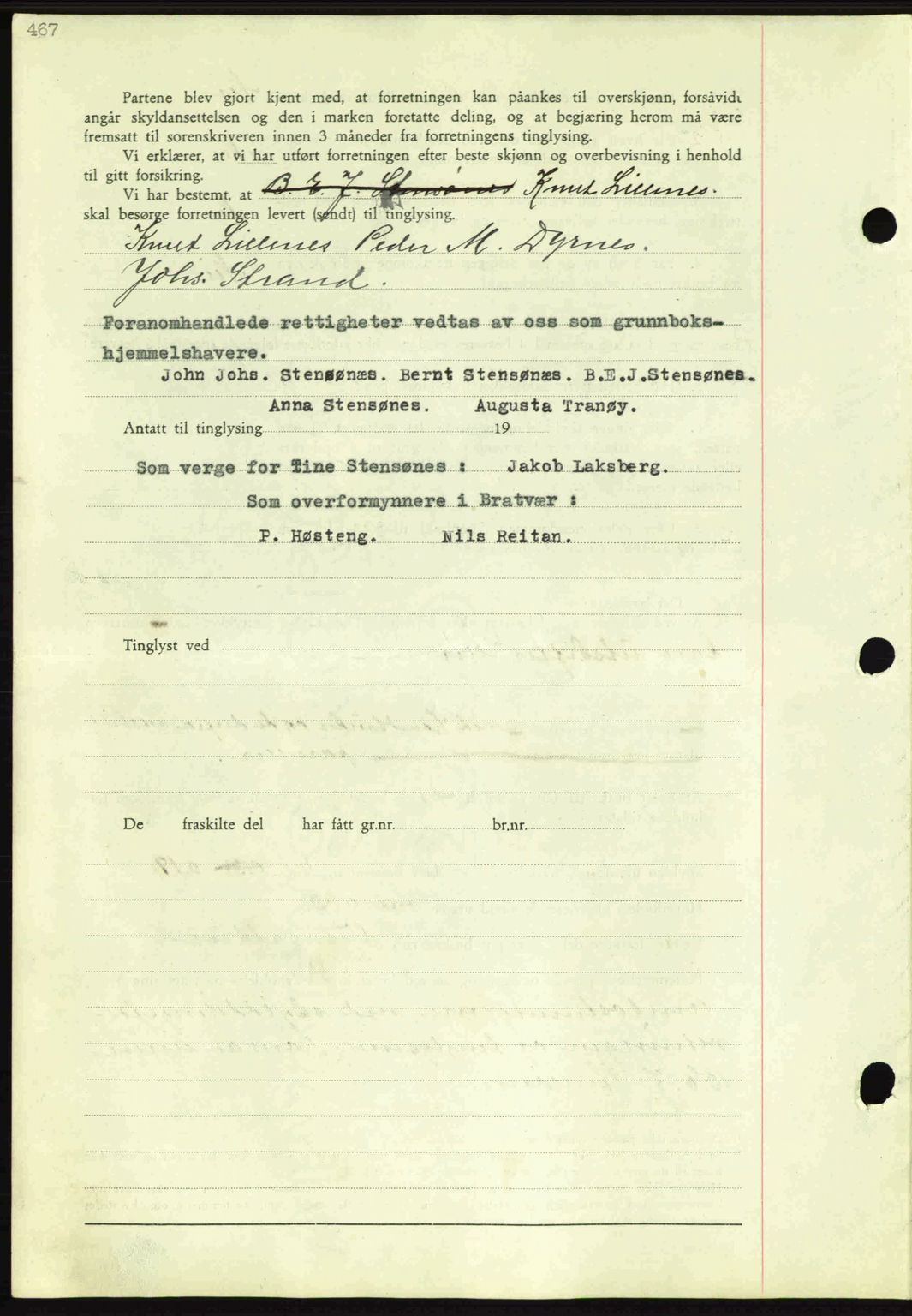 Nordmøre sorenskriveri, AV/SAT-A-4132/1/2/2Ca: Mortgage book no. A82, 1937-1938, Diary no: : 2636/1937