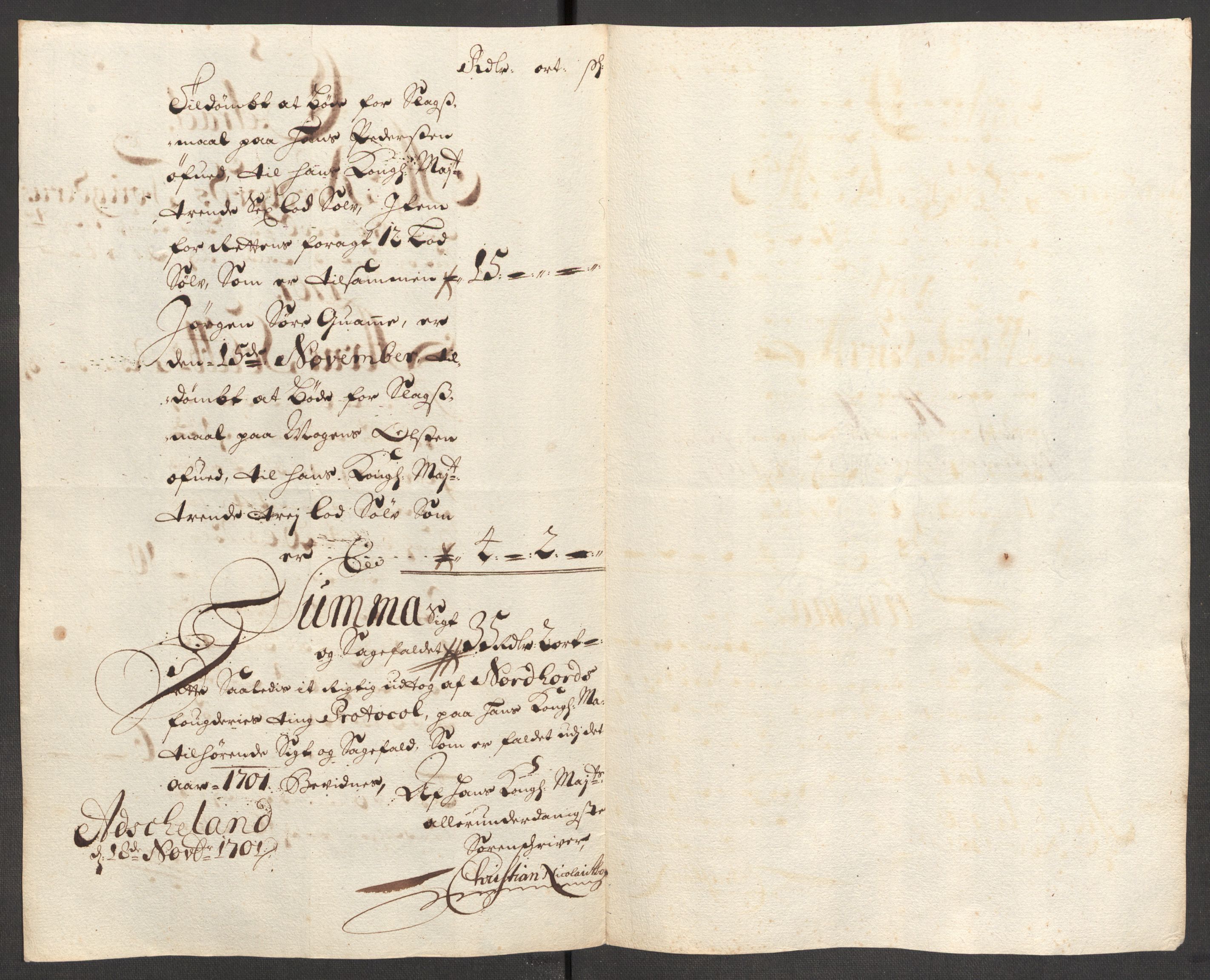 Rentekammeret inntil 1814, Reviderte regnskaper, Fogderegnskap, AV/RA-EA-4092/R51/L3185: Fogderegnskap Nordhordland og Voss, 1700-1701, p. 395