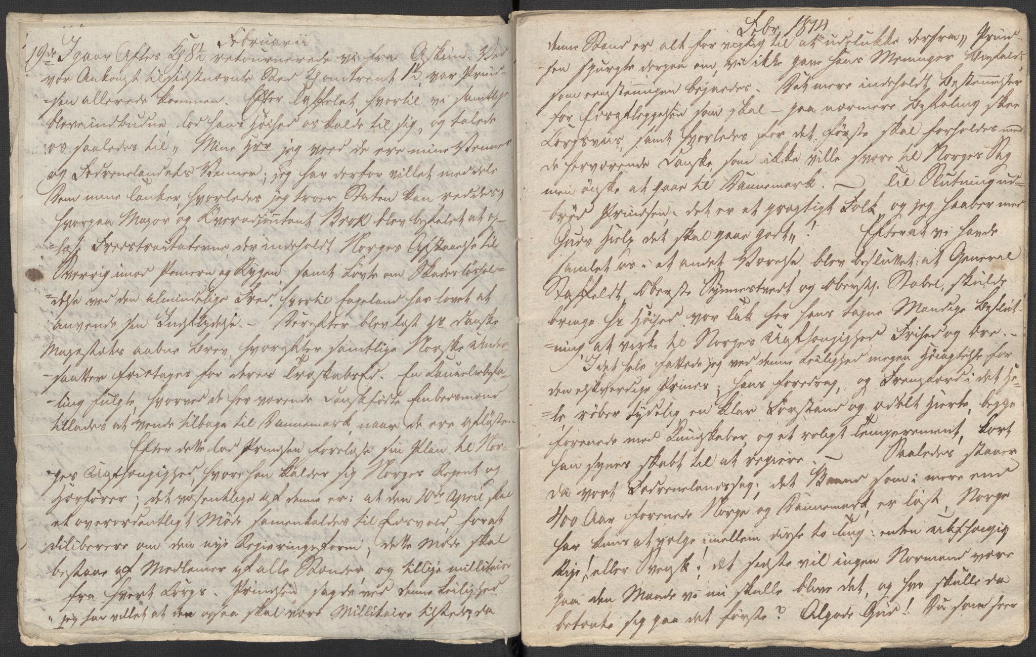 Holck, Meidell, Hartvig, AV/RA-PA-0204/F/L0001: (Kassett) Dagbøker ført av Ole Elias v.Holck, 1798-1842, p. 356