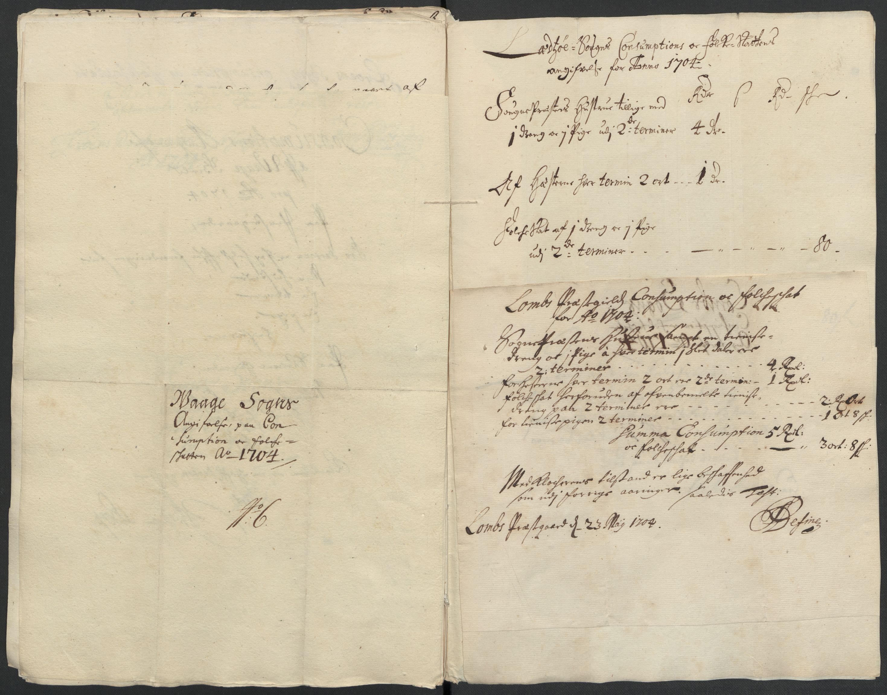 Rentekammeret inntil 1814, Reviderte regnskaper, Fogderegnskap, RA/EA-4092/R17/L1177: Fogderegnskap Gudbrandsdal, 1704, p. 135
