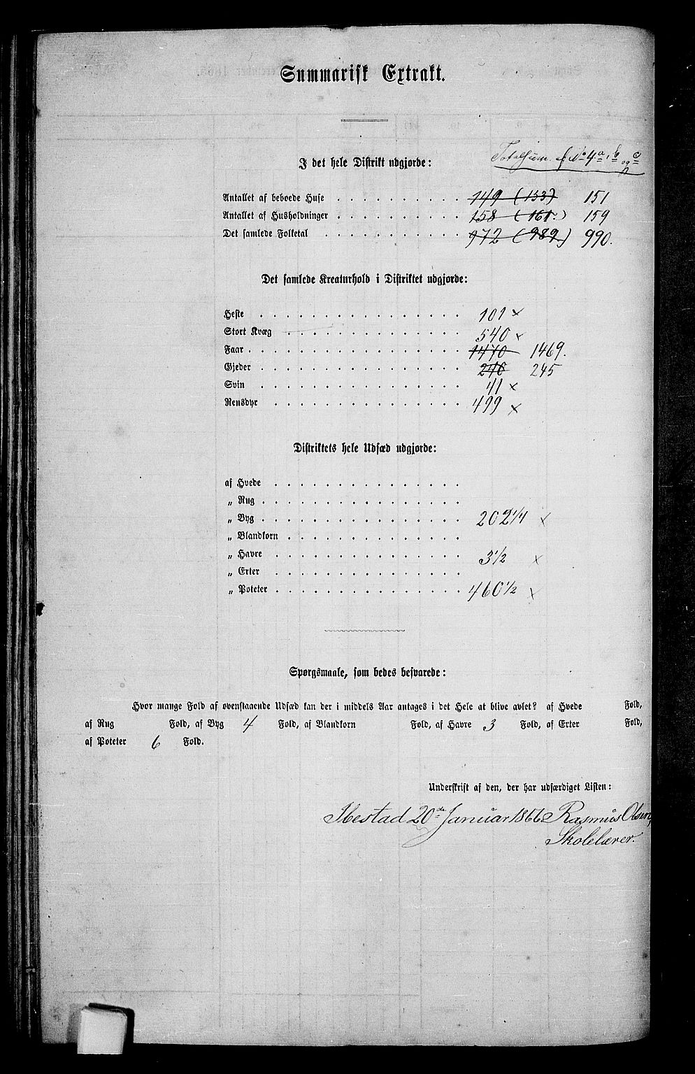 RA, 1865 census for Ibestad, 1865, p. 136