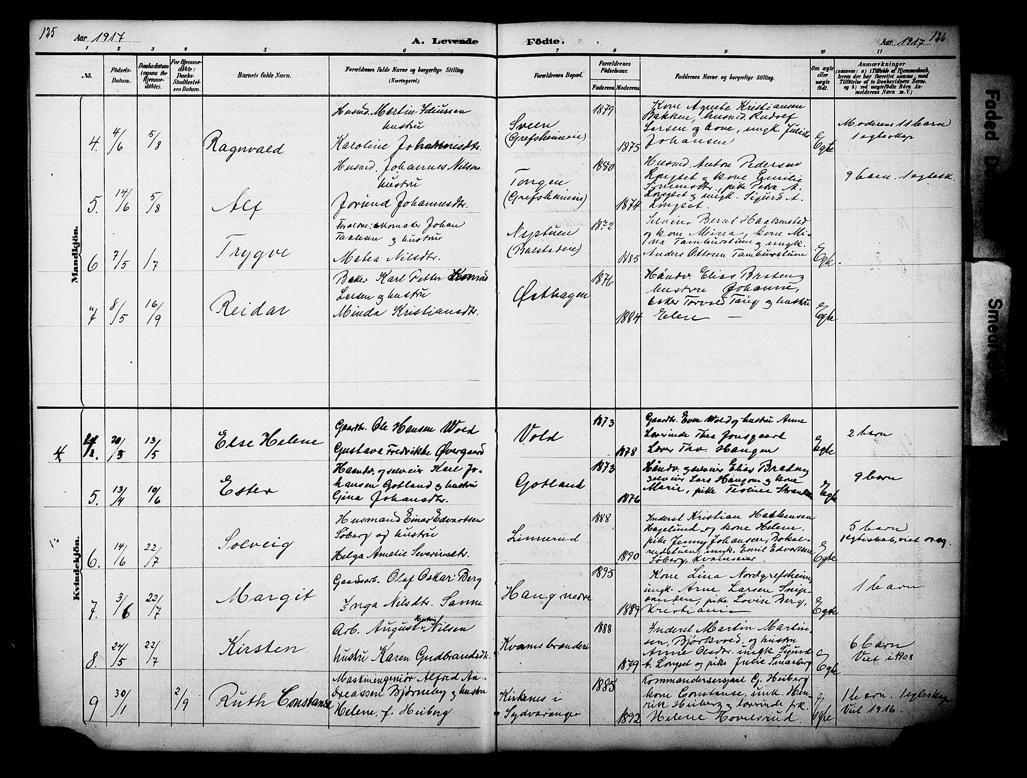 Nes prestekontor, Hedmark, AV/SAH-PREST-020/L/La/L0006: Parish register (copy) no. 6, 1890-1932, p. 125-126