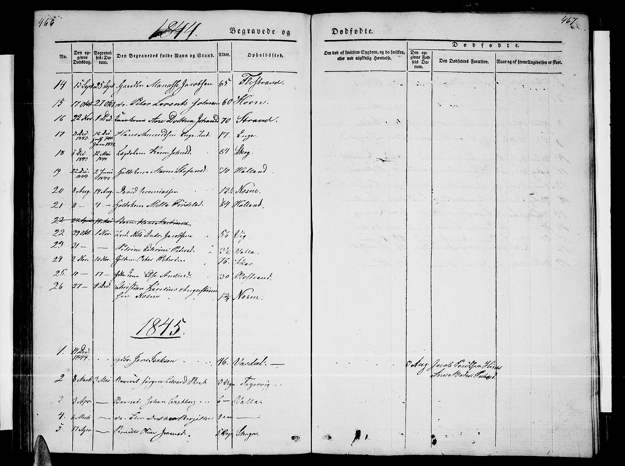 Ministerialprotokoller, klokkerbøker og fødselsregistre - Nordland, SAT/A-1459/838/L0555: Parish register (copy) no. 838C02, 1842-1861, p. 466-467