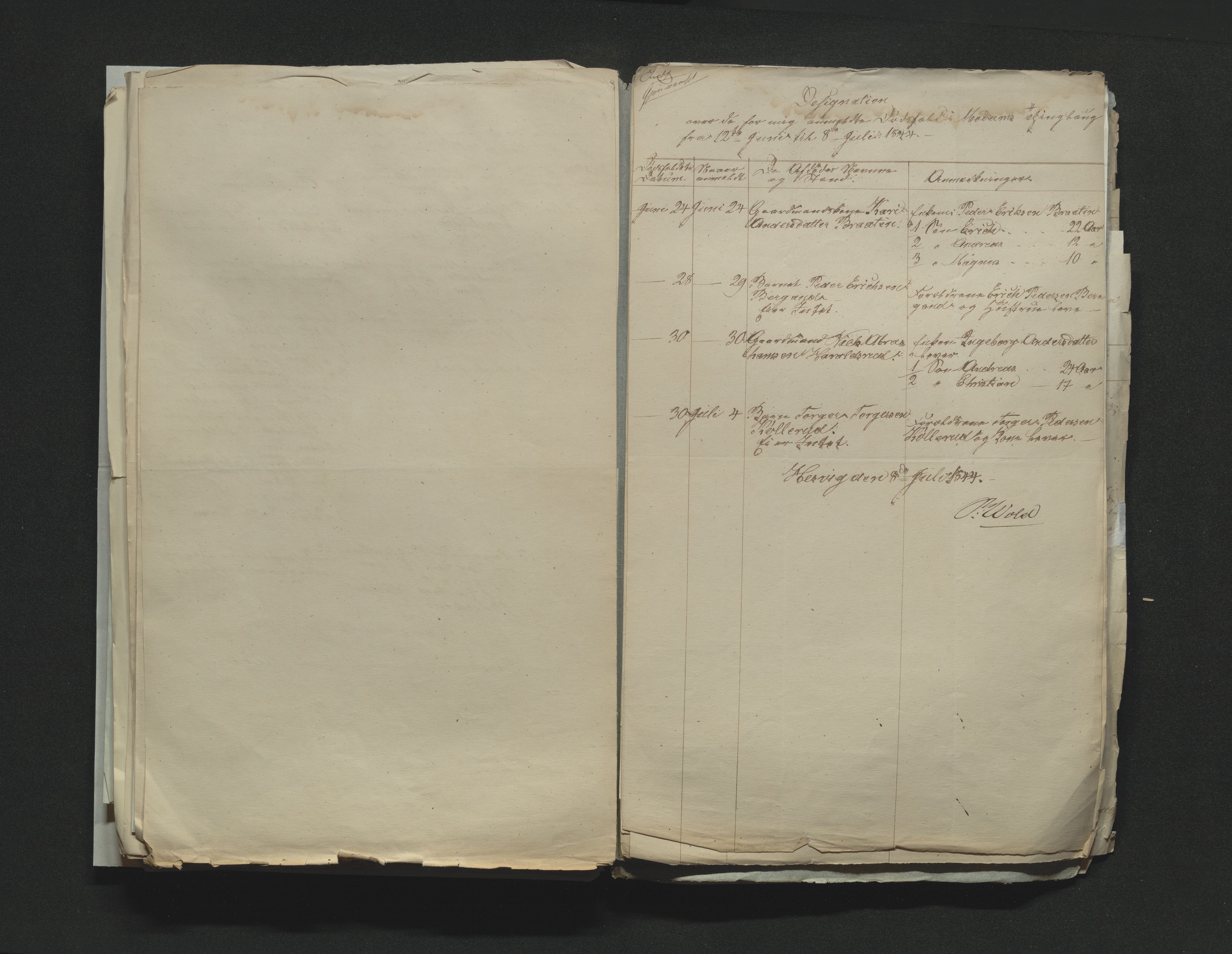 Eiker, Modum og Sigdal sorenskriveri, AV/SAKO-A-123/H/Ha/Hab/L0006: Dødsfallsmeldinger, 1841-1845