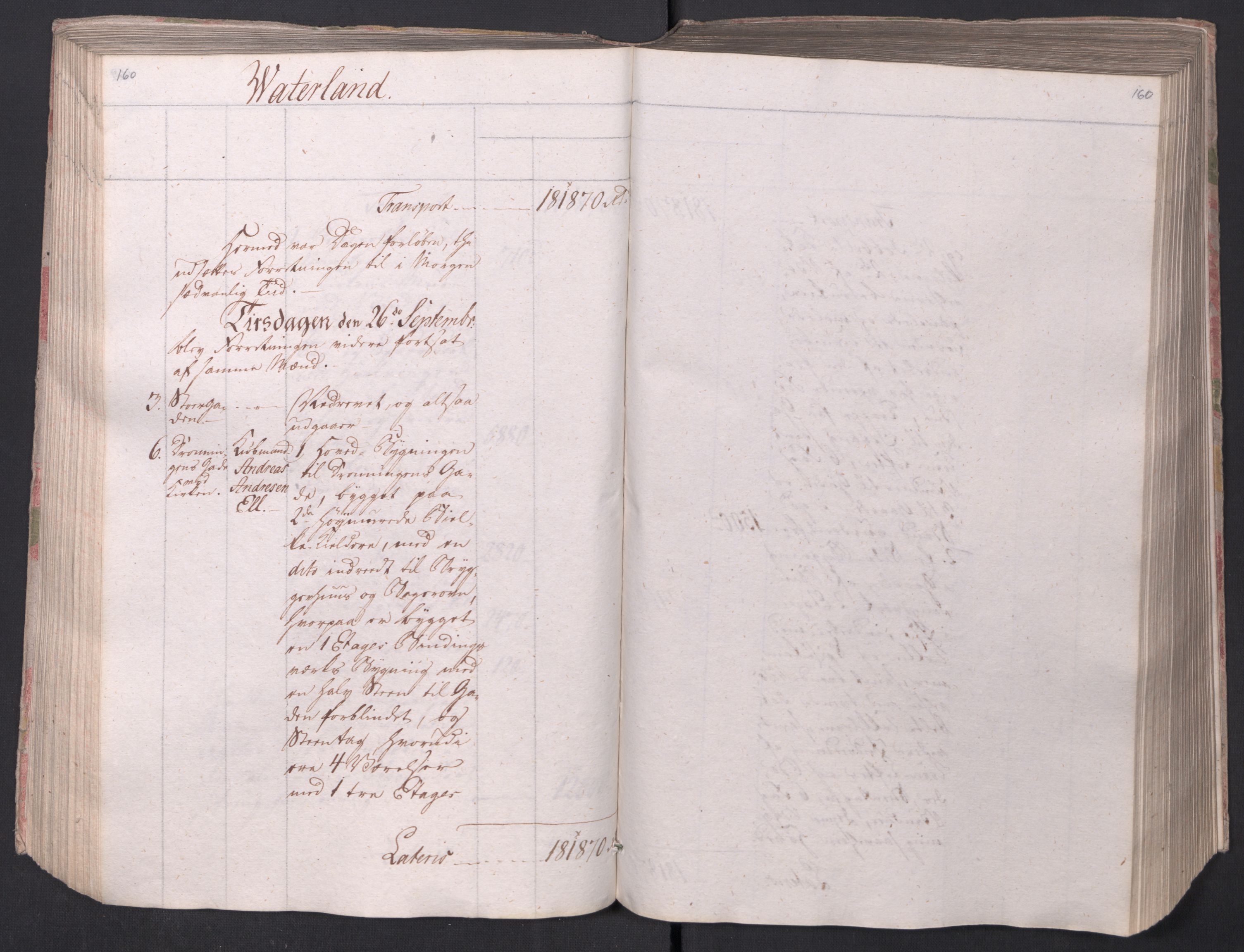 Kristiania stiftamt, AV/SAO-A-10386/I/Ia/L0015: Branntakster, 1797, p. 160