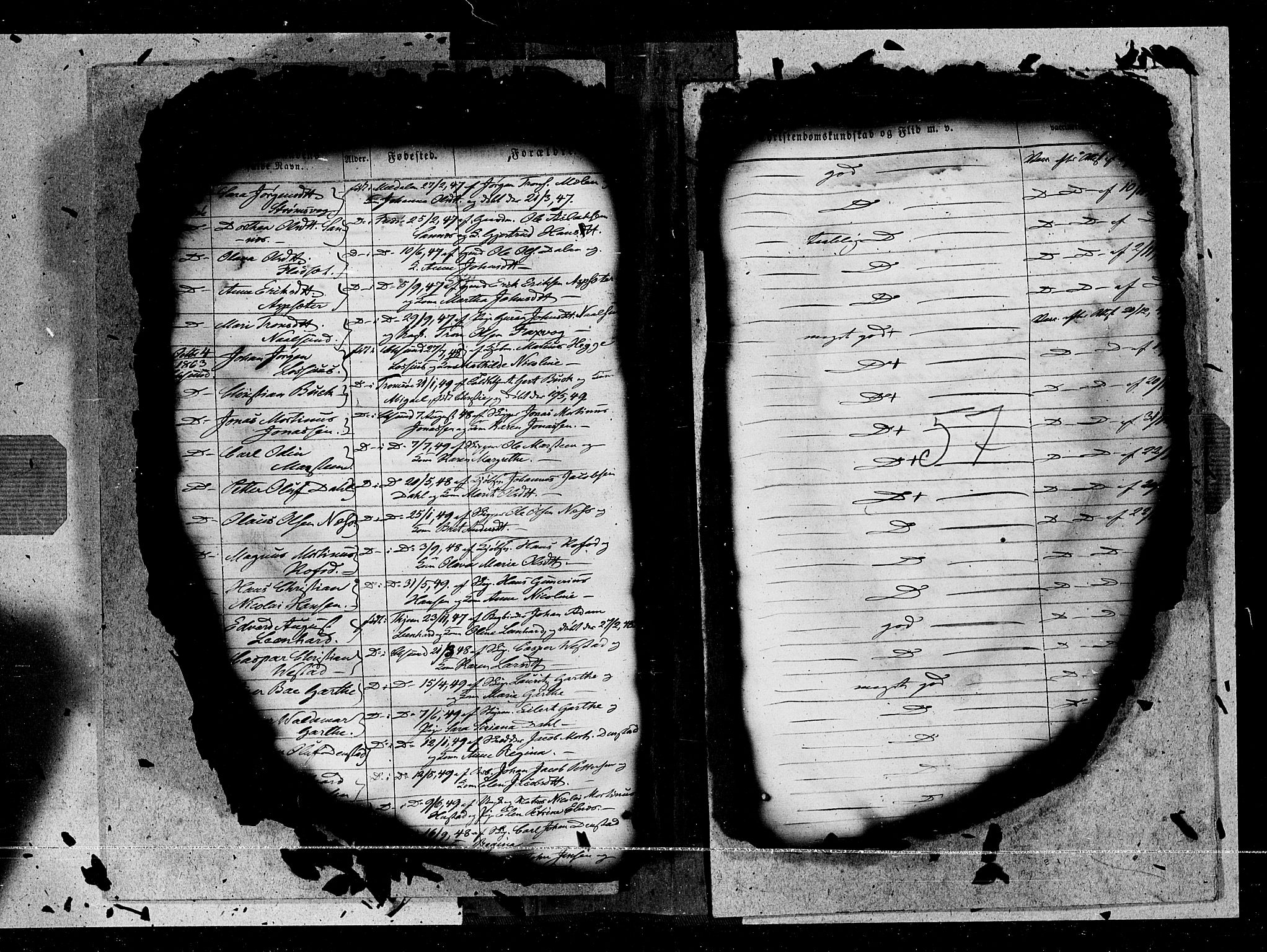 Ministerialprotokoller, klokkerbøker og fødselsregistre - Møre og Romsdal, AV/SAT-A-1454/572/L0846: Parish register (official) no. 572A09, 1855-1865, p. 57