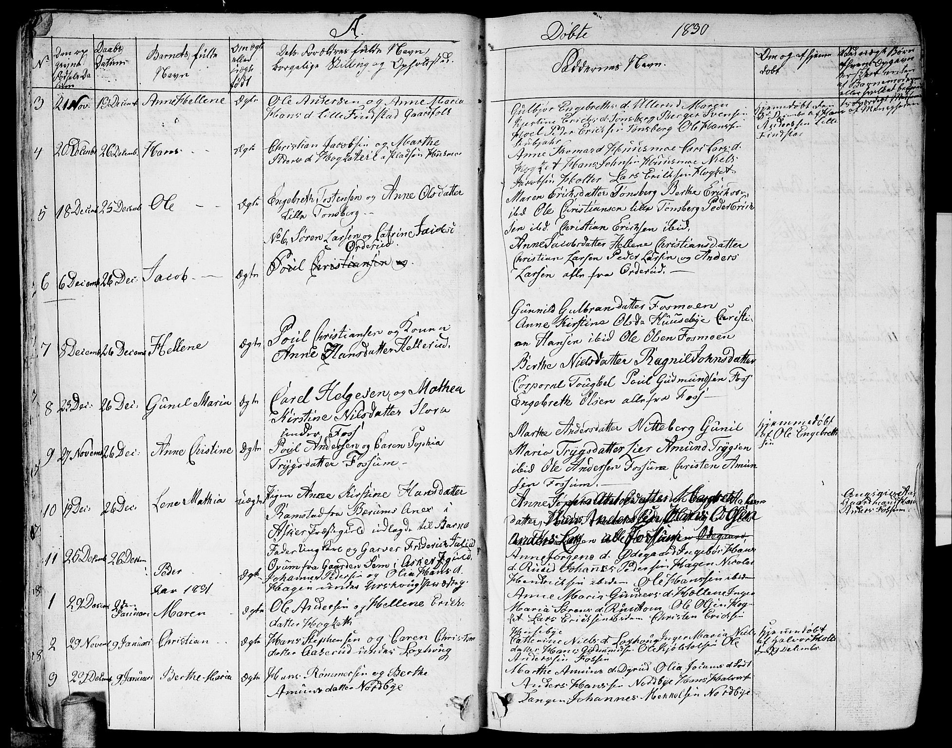 Aurskog prestekontor Kirkebøker, AV/SAO-A-10304a/G/Ga/L0002: Parish register (copy) no. I 2, 1829-1857, p. 13
