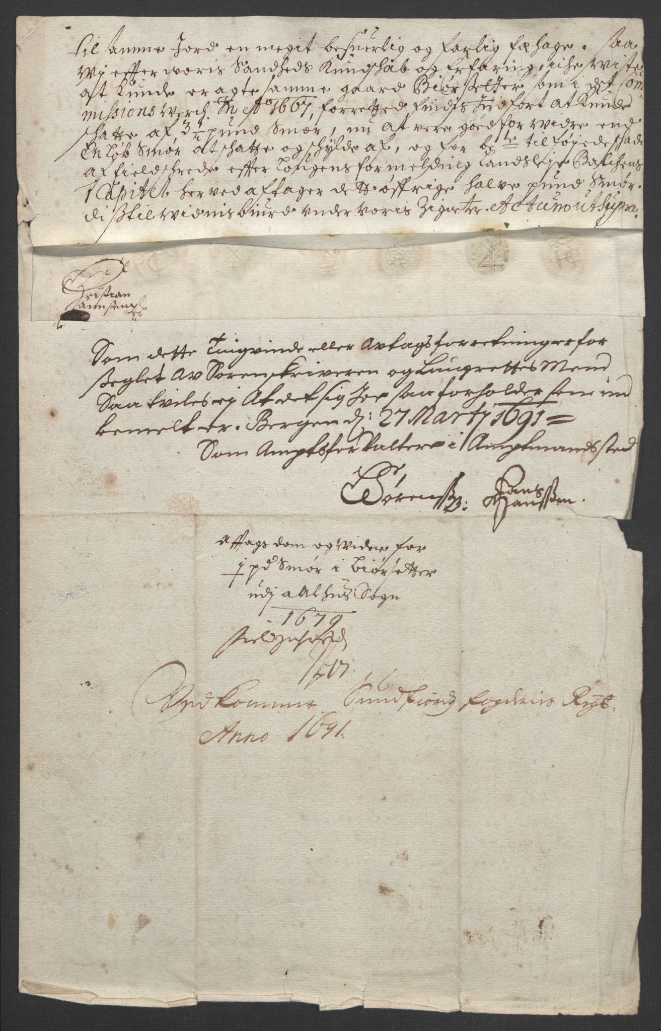 Rentekammeret inntil 1814, Reviderte regnskaper, Fogderegnskap, AV/RA-EA-4092/R53/L3420: Fogderegnskap Sunn- og Nordfjord, 1691-1692, p. 132