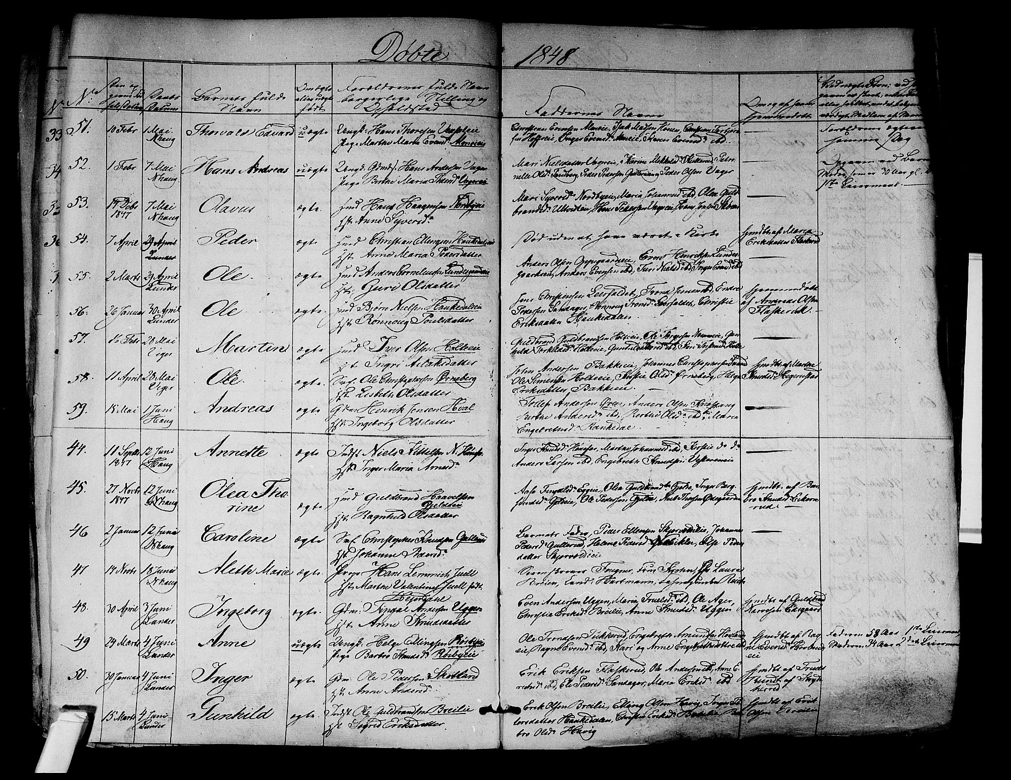 Norderhov kirkebøker, SAKO/A-237/F/Fa/L0011: Parish register (official) no. 11, 1847-1856, p. 9
