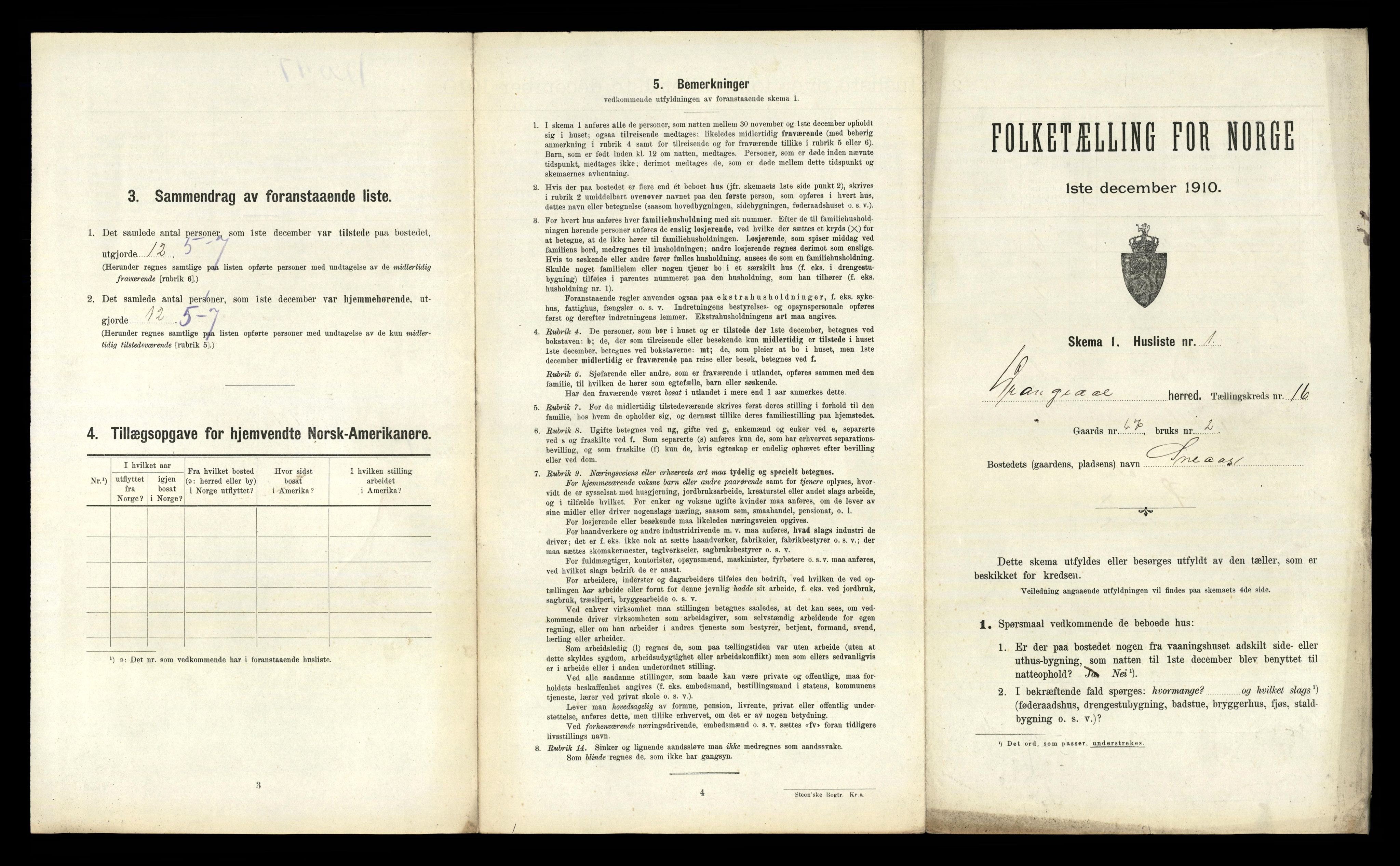 RA, 1910 census for Drangedal, 1910, p. 1313