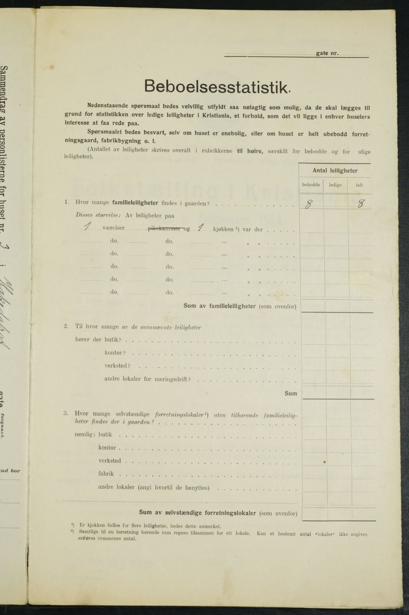 OBA, Municipal Census 1914 for Kristiania, 1914, p. 34088