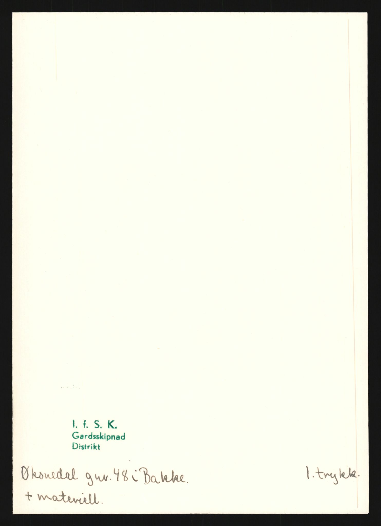 Instituttet for sammenlignende kulturforskning, RA/PA-0424/H/L0169: Eske D159: Manuskripter (1.trykk) distriktsgransking, 1922-1990, p. 470
