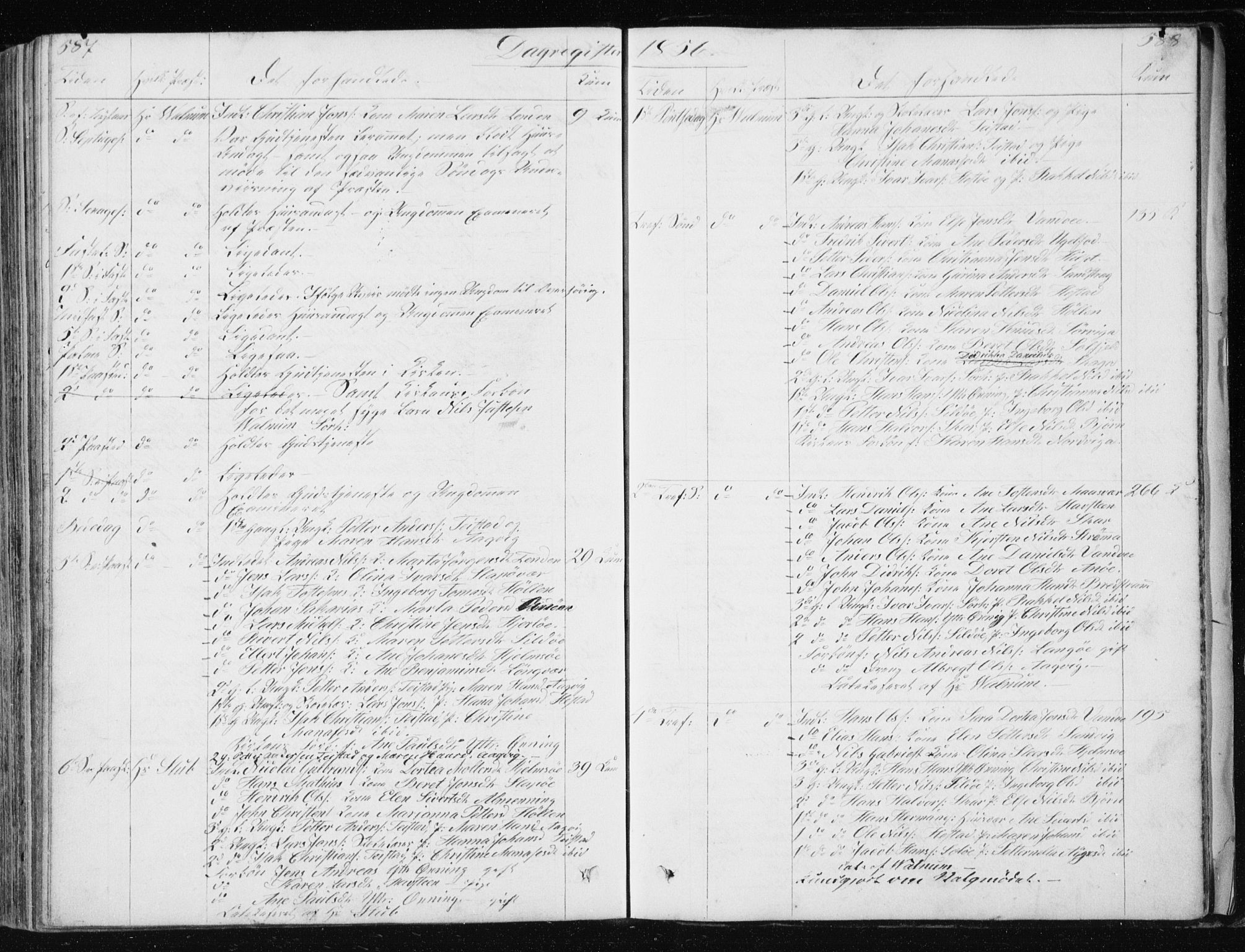 Ministerialprotokoller, klokkerbøker og fødselsregistre - Nordland, SAT/A-1459/834/L0511: Parish register (copy) no. 834C02, 1848-1862, p. 587-588
