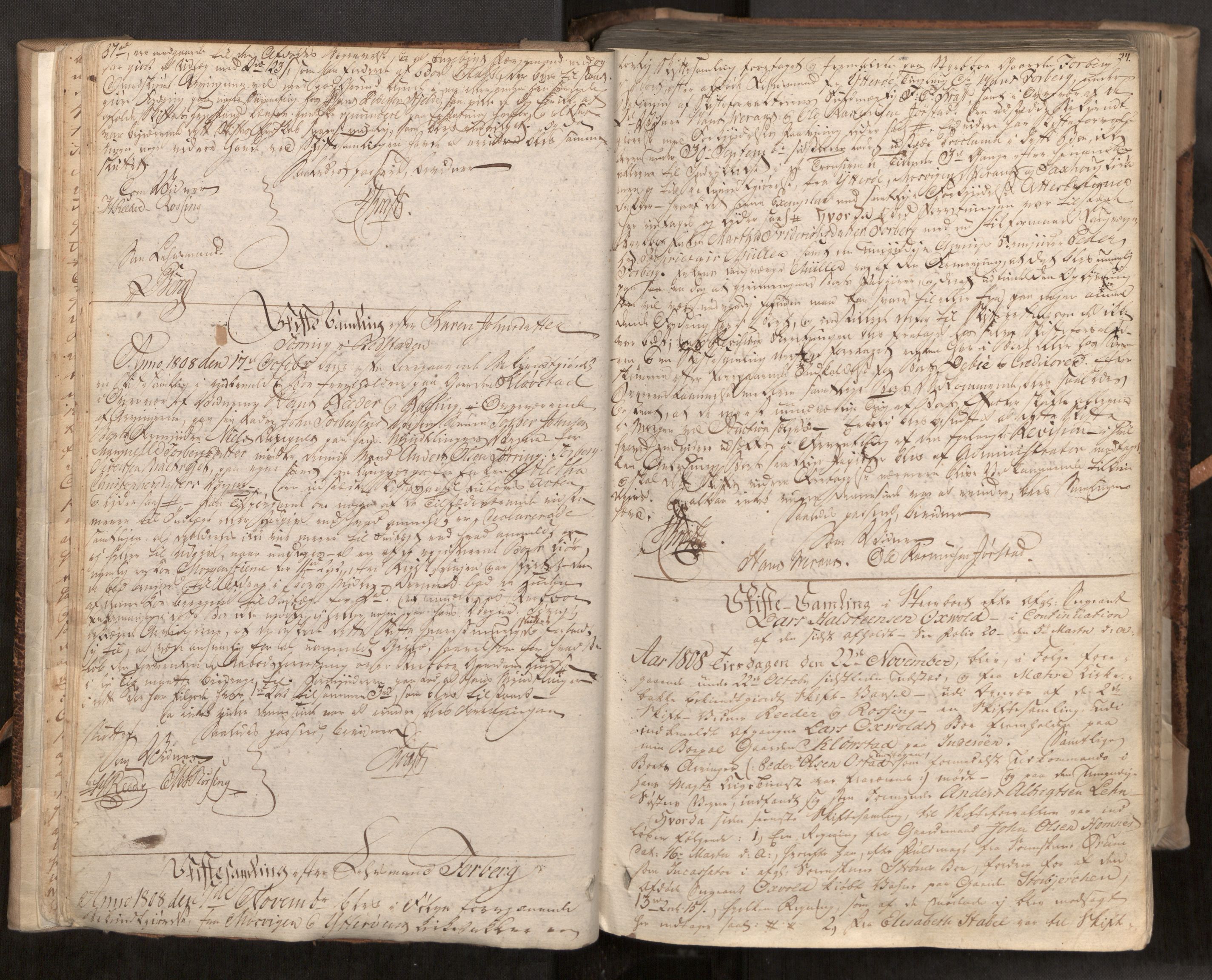 Inderøy sorenskriveri, AV/SAT-A-4147/1/3/3B/L0001: Skifteforhandlingsprotokoll, 1806-1843, p. 24
