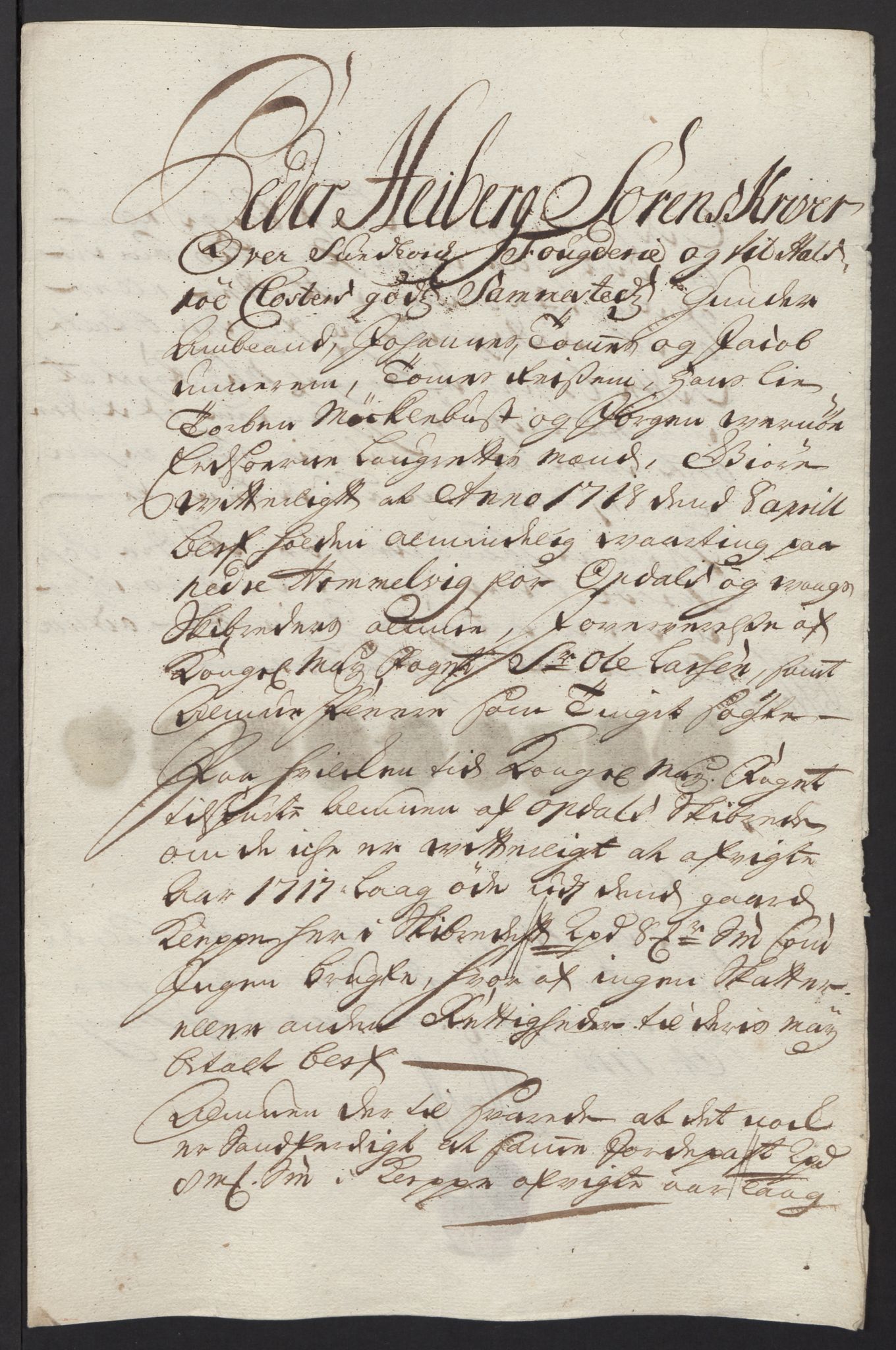 Rentekammeret inntil 1814, Reviderte regnskaper, Fogderegnskap, AV/RA-EA-4092/R48/L2994: Fogderegnskap Sunnhordland og Hardanger, 1717, p. 302