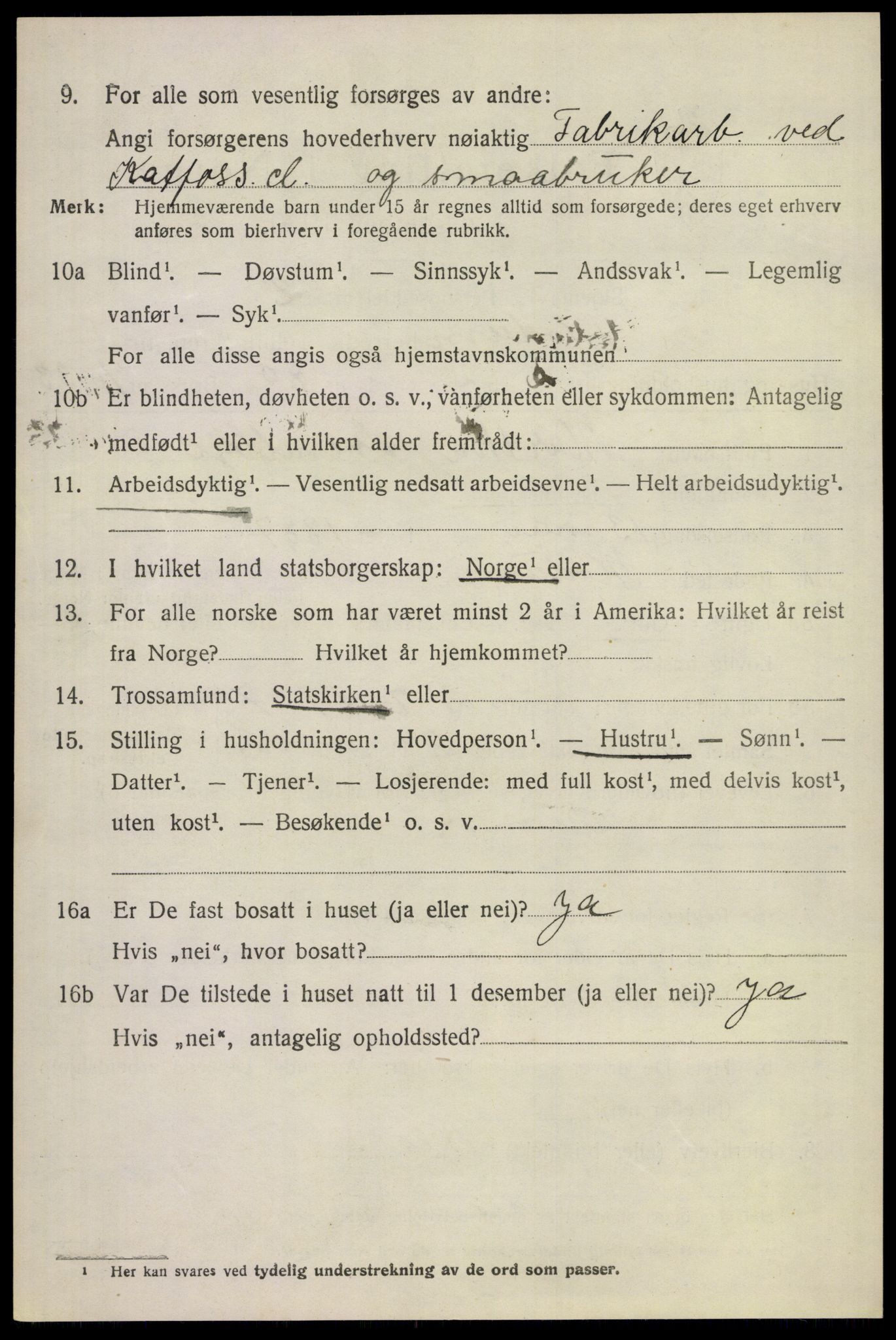 SAKO, 1920 census for Modum, 1920, p. 20928