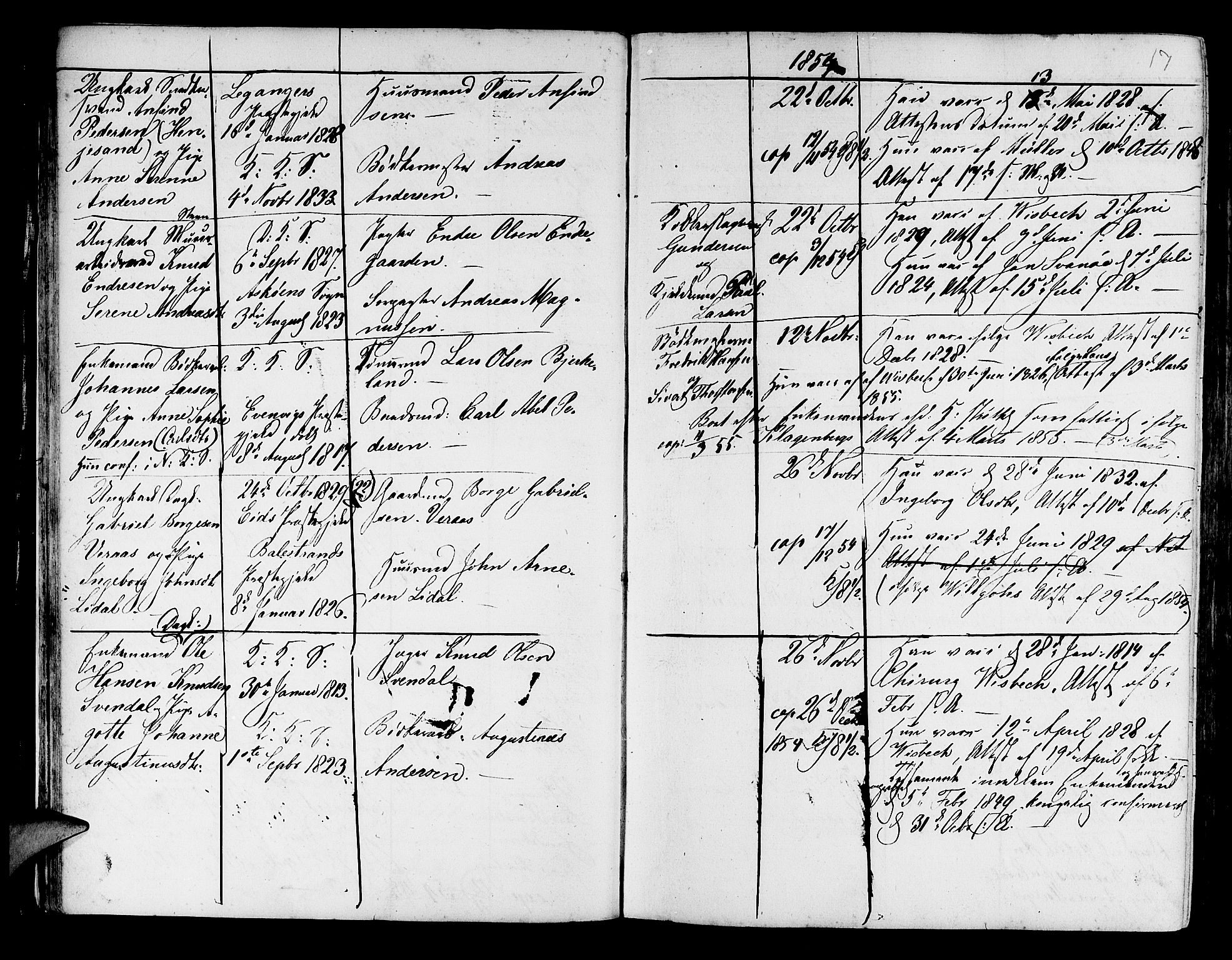 Korskirken sokneprestembete, AV/SAB-A-76101/H/Haa/L0009: Parish register (official) no. A 9, 1743-1861, p. 17