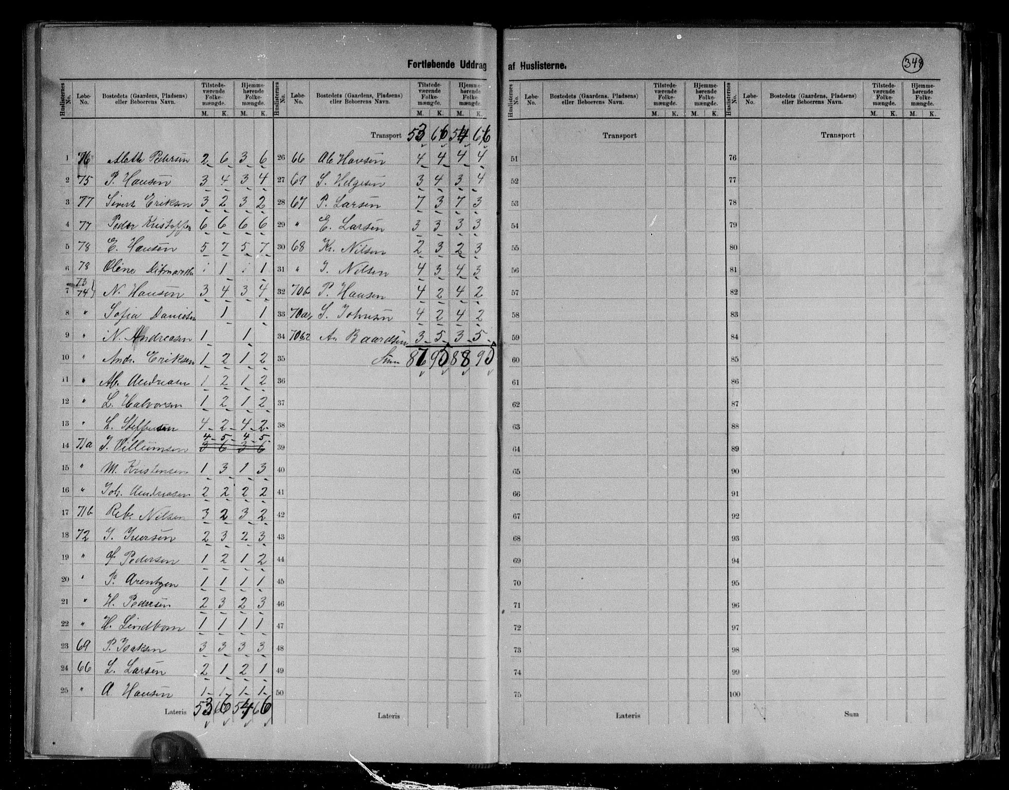 RA, 1891 census for 1838 Gildeskål, 1891, p. 19