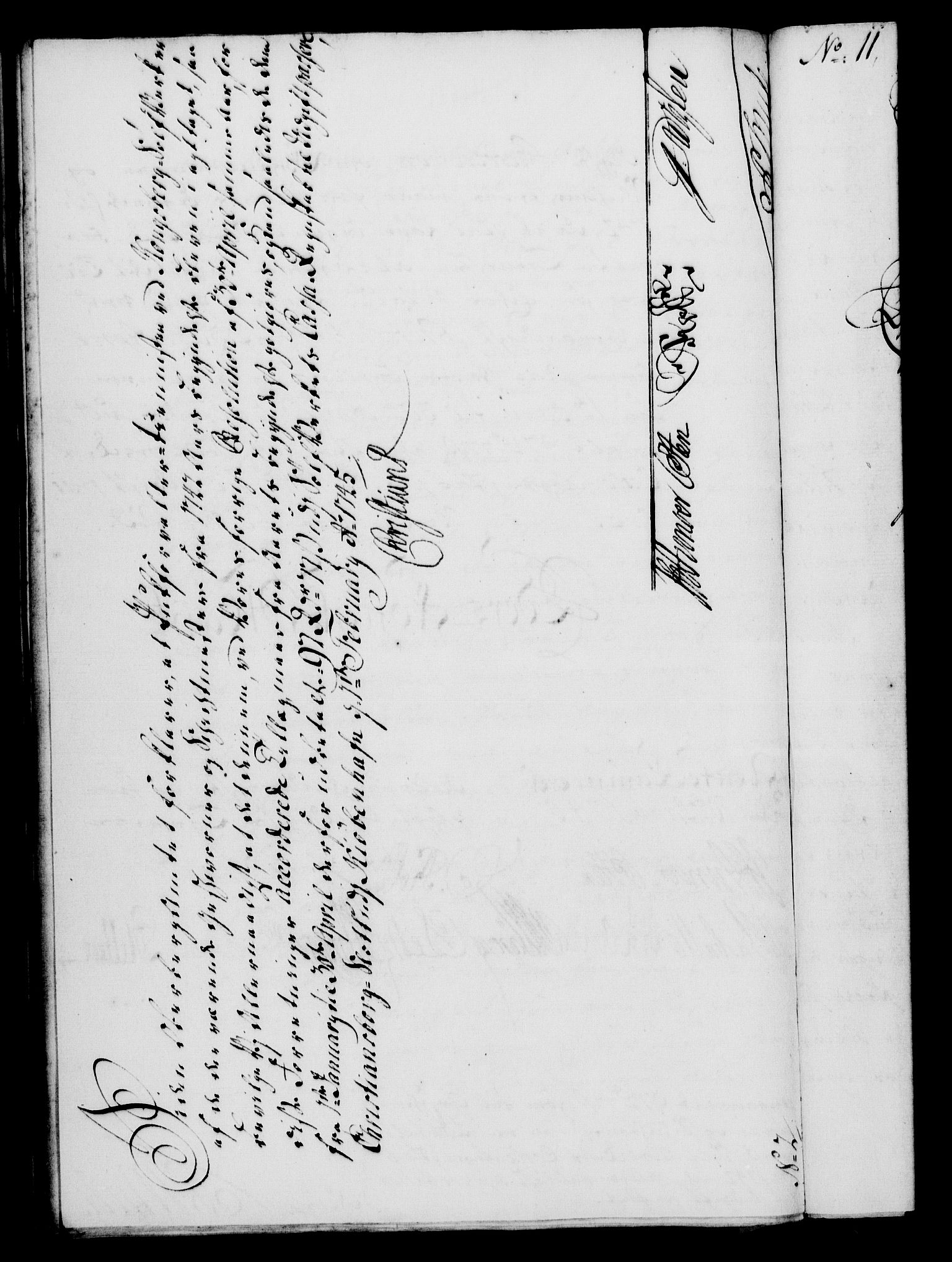 Rentekammeret, Kammerkanselliet, RA/EA-3111/G/Gf/Gfa/L0028: Norsk relasjons- og resolusjonsprotokoll (merket RK 52.28), 1745-1746, p. 82