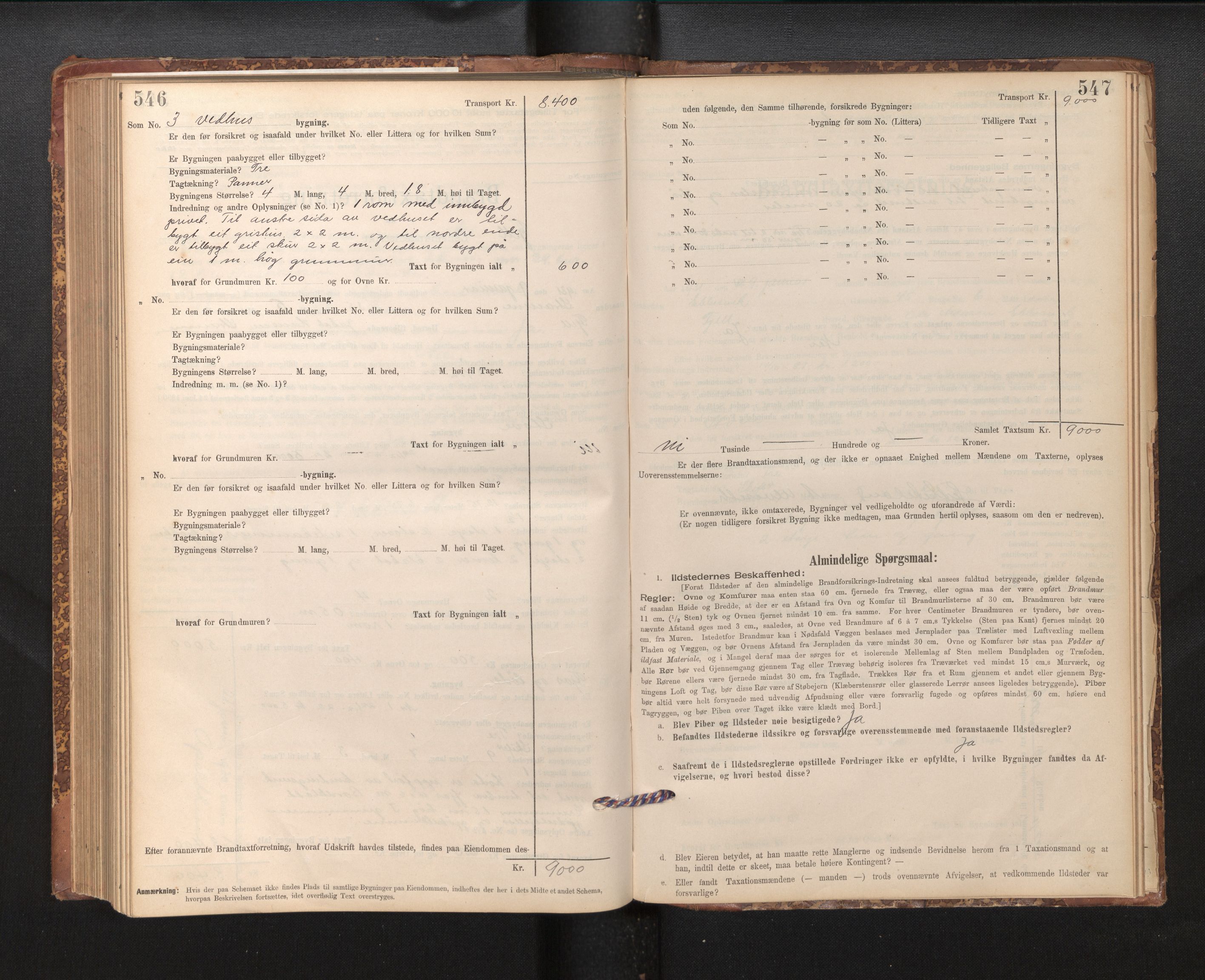 Lensmannen i Fjell, AV/SAB-A-32301/0012/L0005: Branntakstprotokoll, skjematakst, 1895-1931, p. 546-547