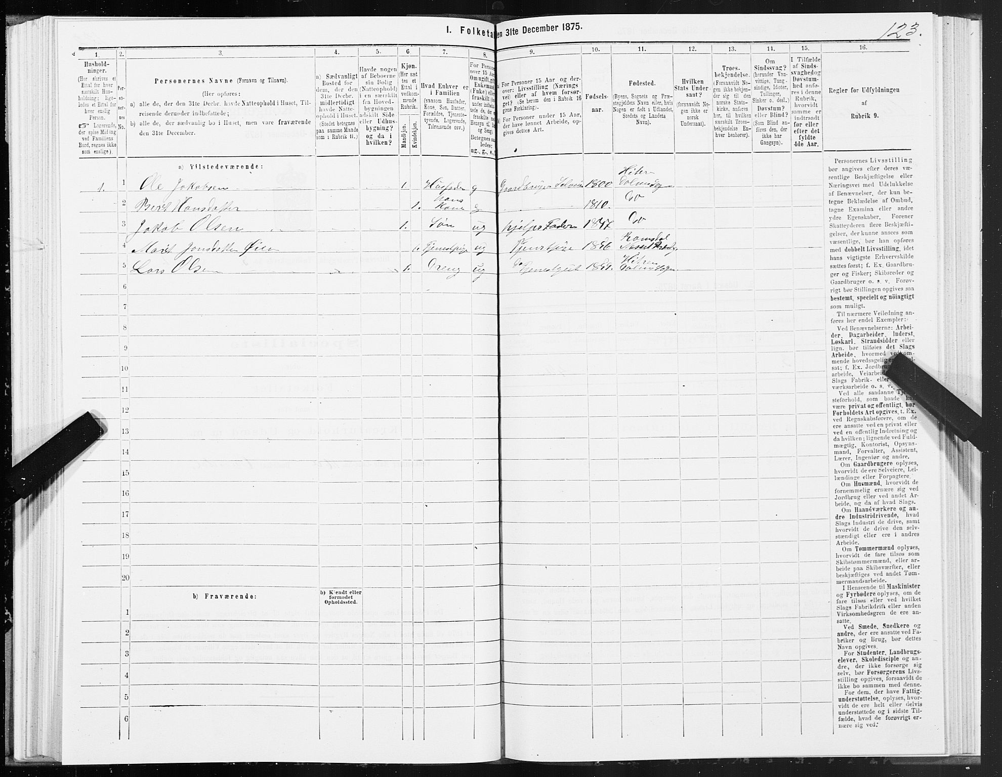 SAT, 1875 census for 1617P Hitra, 1875, p. 4123