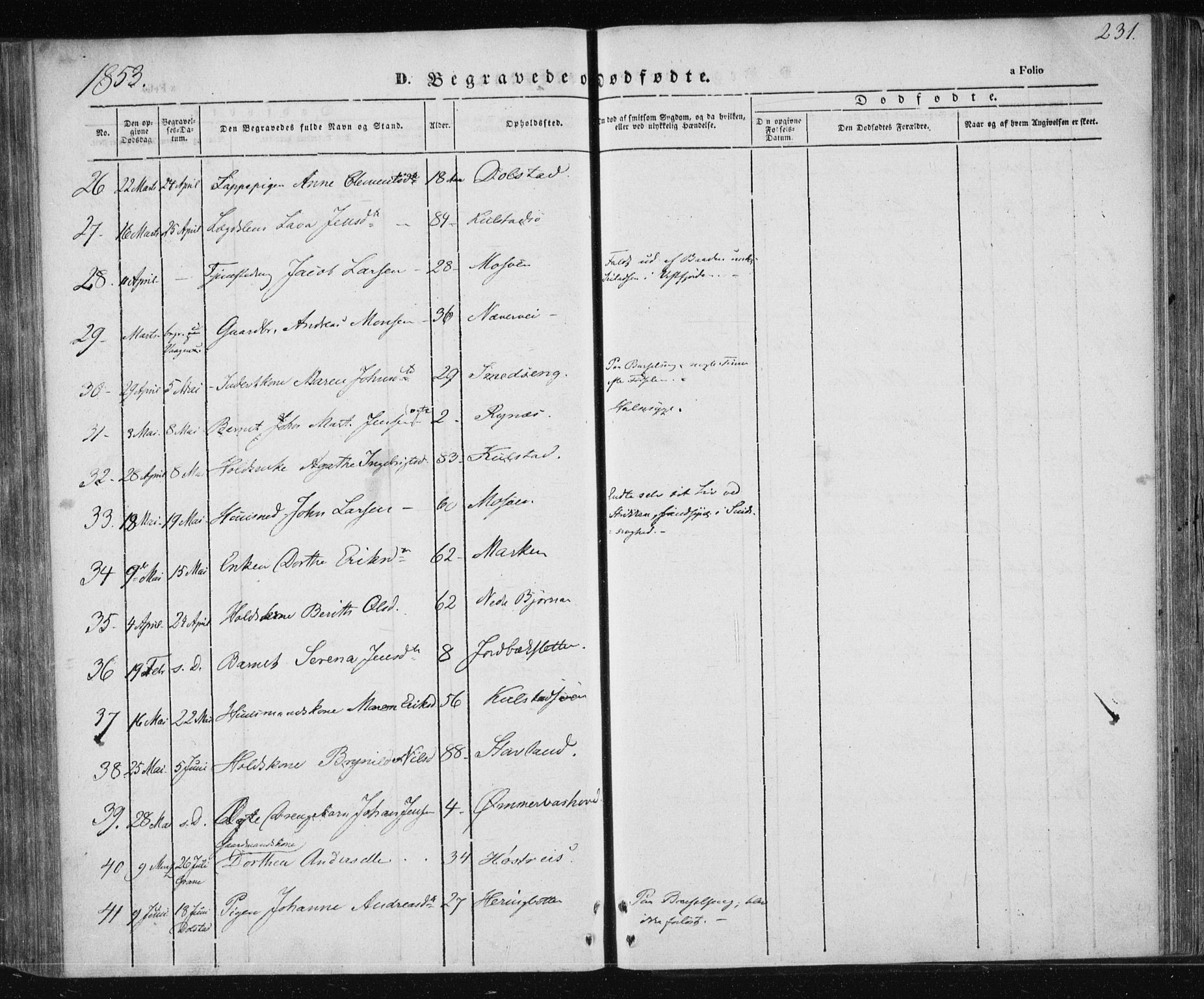 Ministerialprotokoller, klokkerbøker og fødselsregistre - Nordland, AV/SAT-A-1459/820/L0291: Parish register (official) no. 820A12, 1846-1854, p. 231