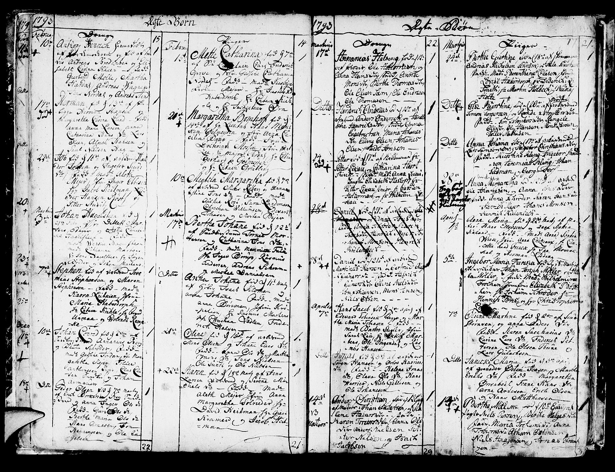 Korskirken sokneprestembete, SAB/A-76101/H/Haa/L0006: Parish register (official) no. A 6, 1790-1820, p. 17