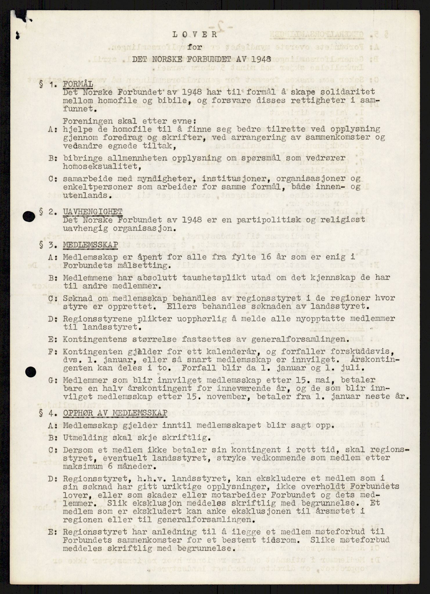 Det Norske Forbundet av 1948/Landsforeningen for Lesbisk og Homofil Frigjøring, AV/RA-PA-1216/A/Ag/L0003: Tillitsvalgte og medlemmer, 1952-1992, p. 746