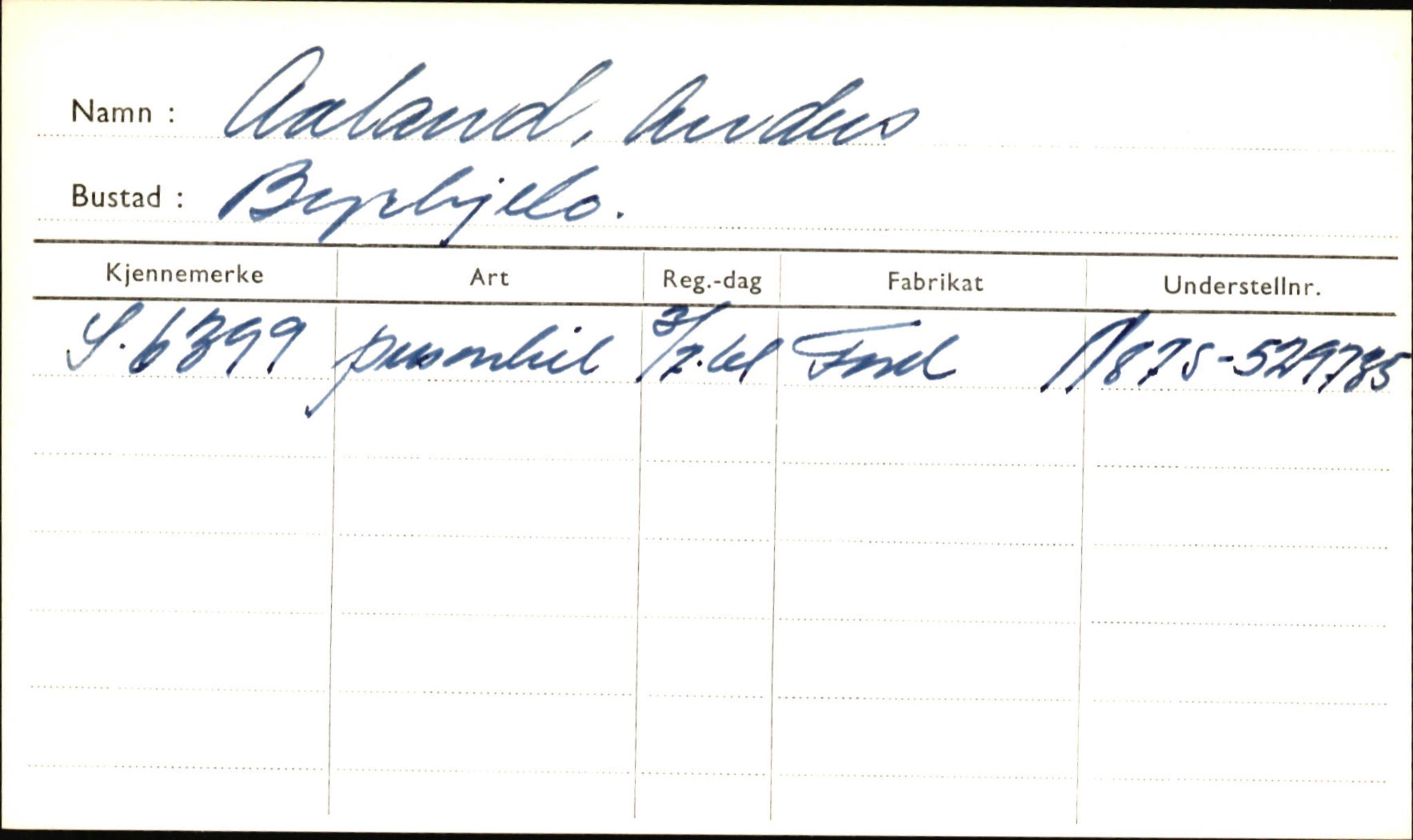 Statens vegvesen, Sogn og Fjordane vegkontor, AV/SAB-A-5301/4/F/L0002: Eigarregister Fjordane til 1.6.1961, 1930-1961, p. 781