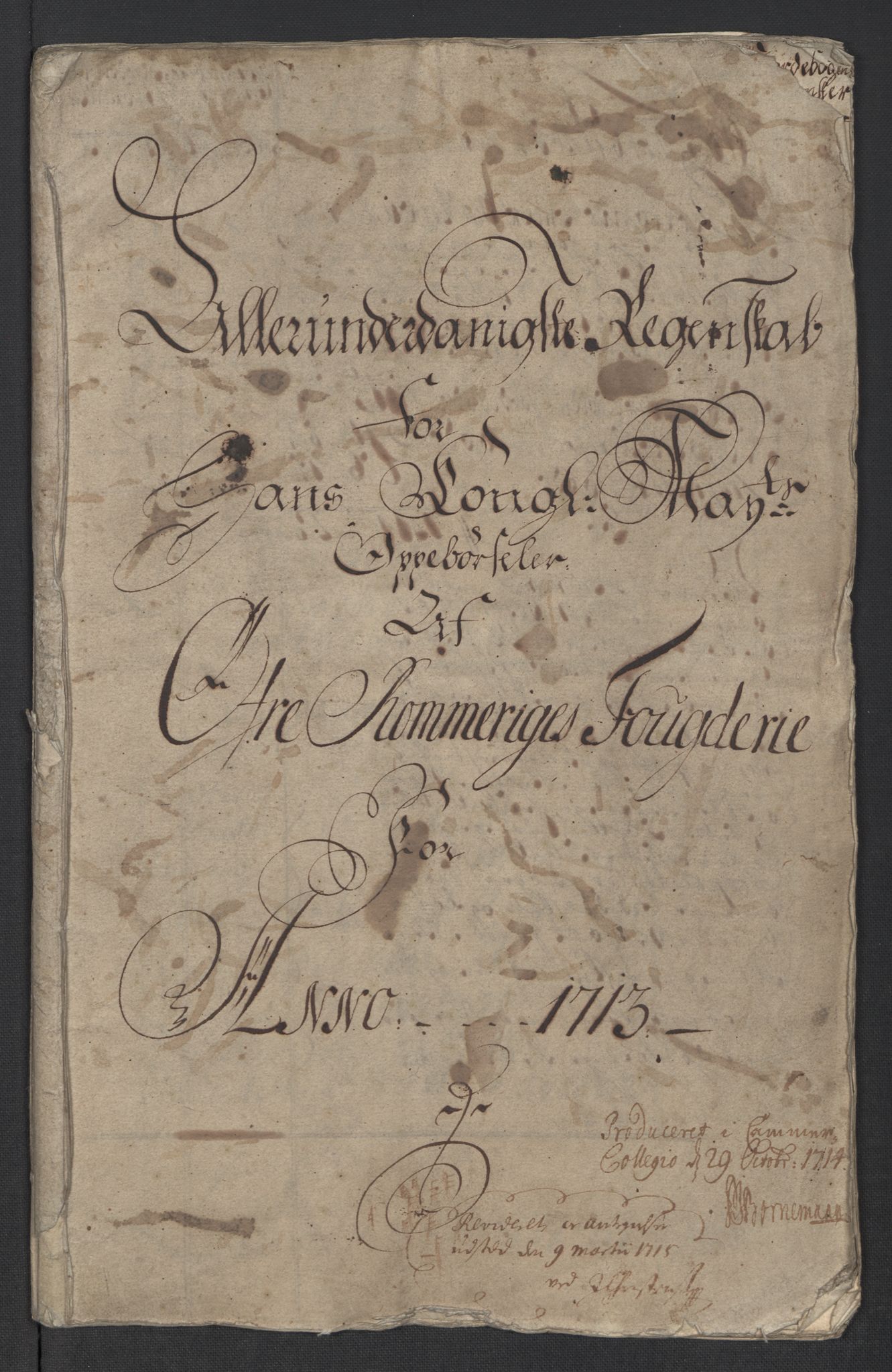 Rentekammeret inntil 1814, Reviderte regnskaper, Fogderegnskap, AV/RA-EA-4092/R12/L0723: Fogderegnskap Øvre Romerike, 1713-1714, p. 3