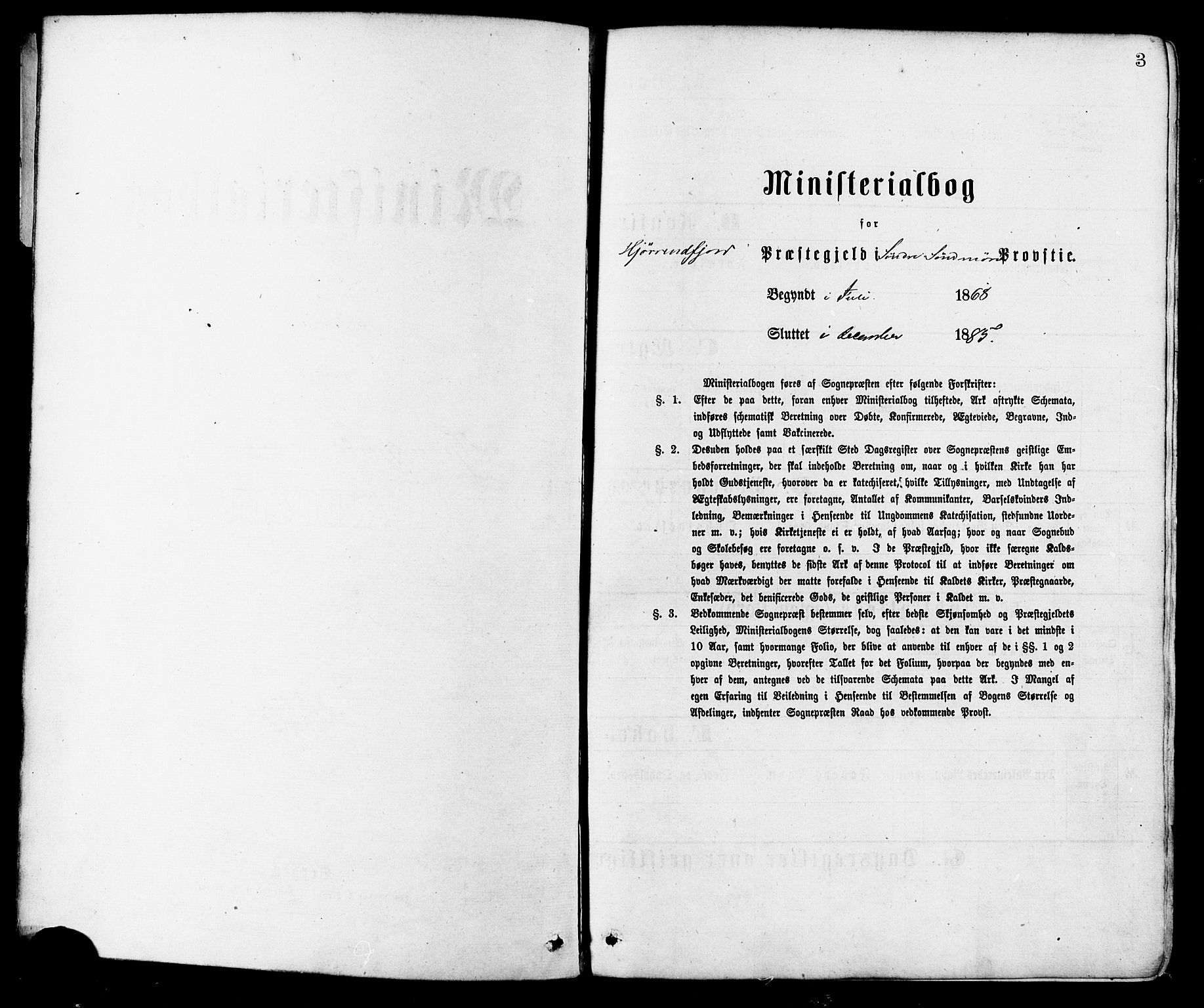 Ministerialprotokoller, klokkerbøker og fødselsregistre - Møre og Romsdal, SAT/A-1454/515/L0210: Parish register (official) no. 515A06, 1868-1885, p. 3