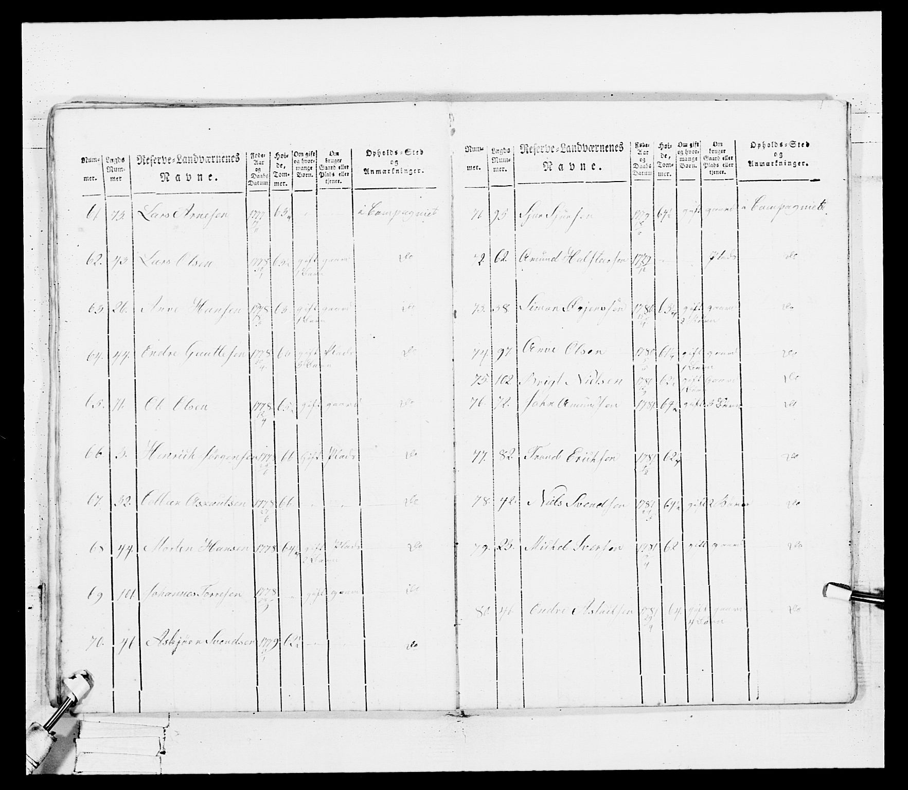 Generalitets- og kommissariatskollegiet, Det kongelige norske kommissariatskollegium, RA/EA-5420/E/Eh/L0099: Bergenhusiske nasjonale infanteriregiment, 1812, p. 539