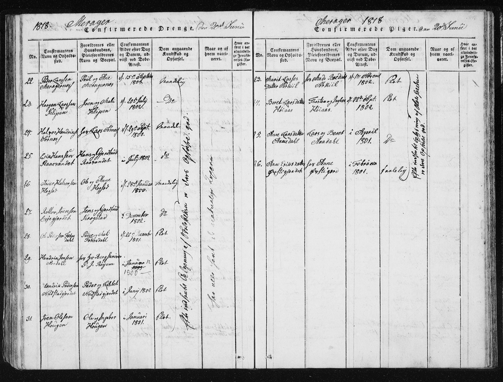 Ministerialprotokoller, klokkerbøker og fødselsregistre - Nord-Trøndelag, AV/SAT-A-1458/709/L0061: Parish register (official) no. 709A08 /4, 1815-1819