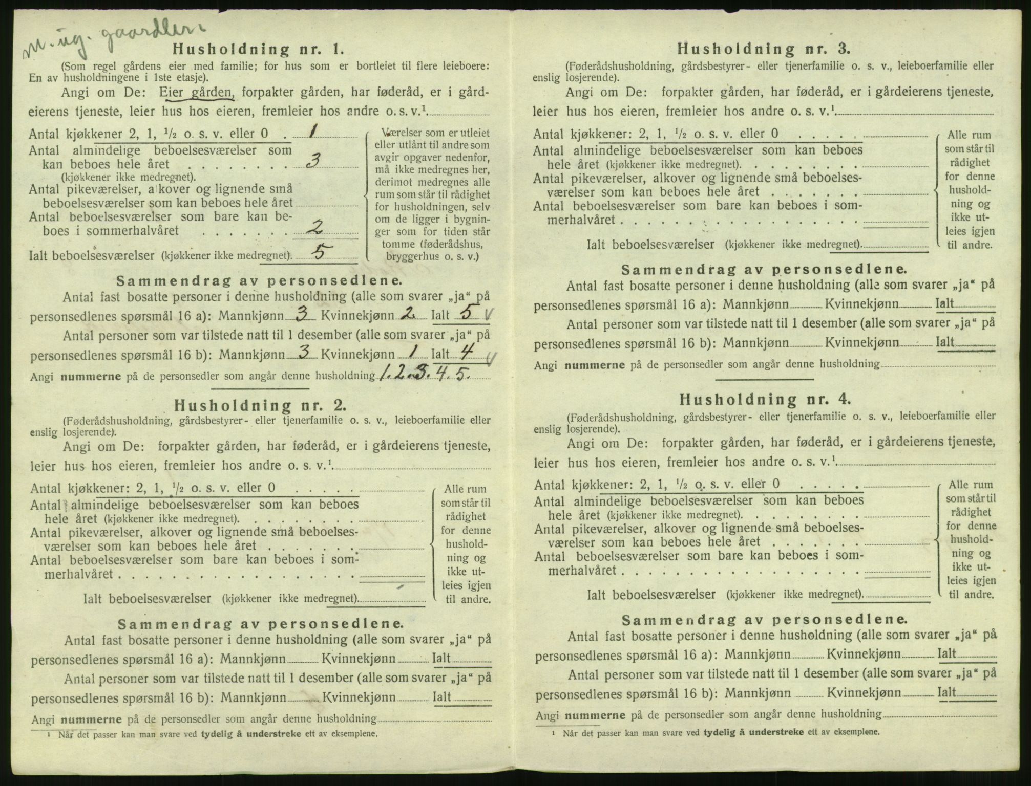 SAT, 1920 census for Skodje, 1920, p. 552