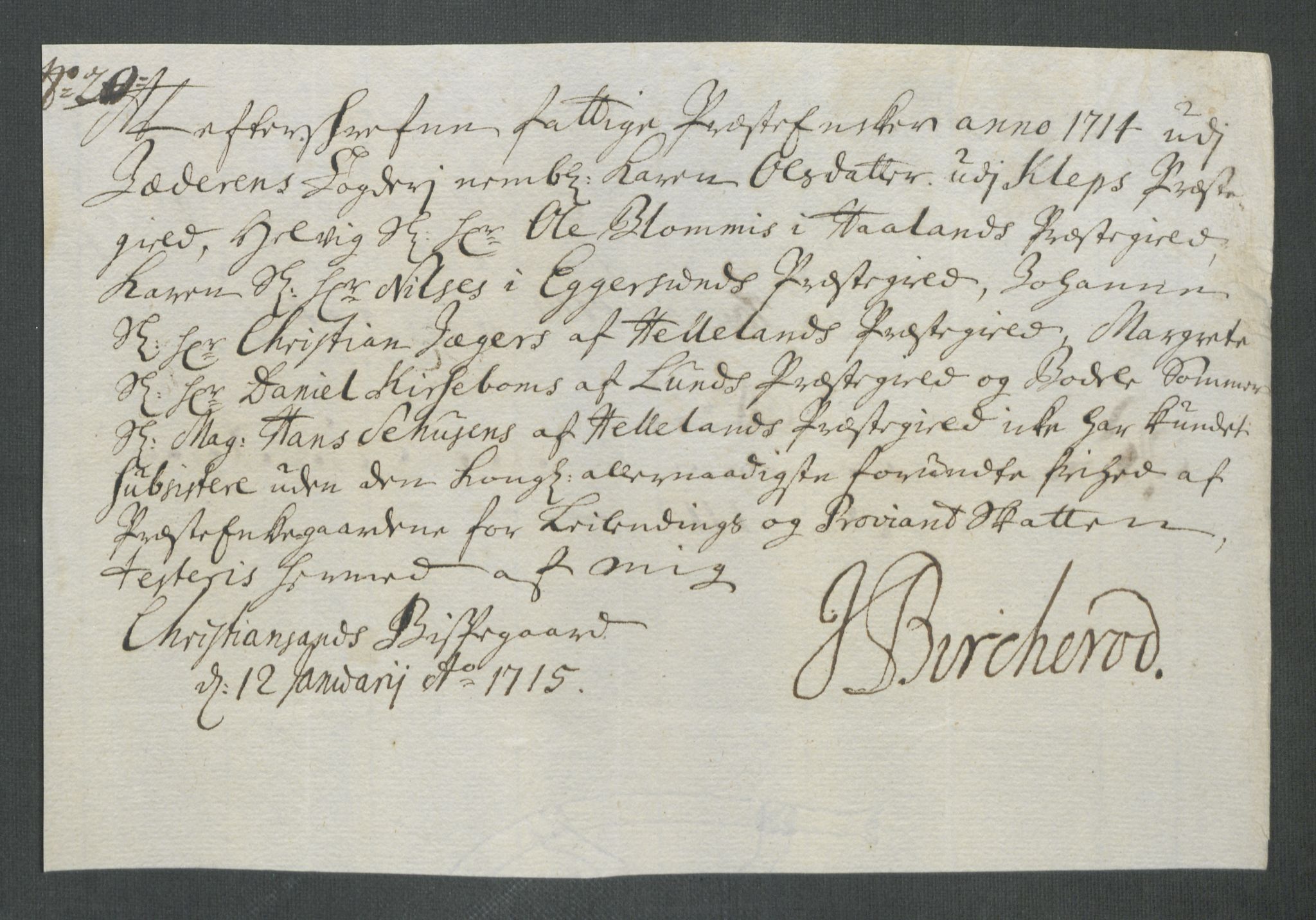 Rentekammeret inntil 1814, Reviderte regnskaper, Fogderegnskap, RA/EA-4092/R46/L2738: Fogderegnskap Jæren og Dalane, 1713-1714, p. 323