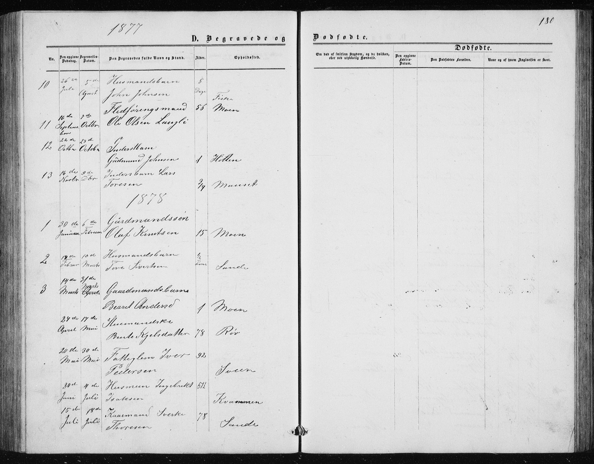 Ministerialprotokoller, klokkerbøker og fødselsregistre - Møre og Romsdal, AV/SAT-A-1454/597/L1064: Parish register (copy) no. 597C01, 1866-1898, p. 180