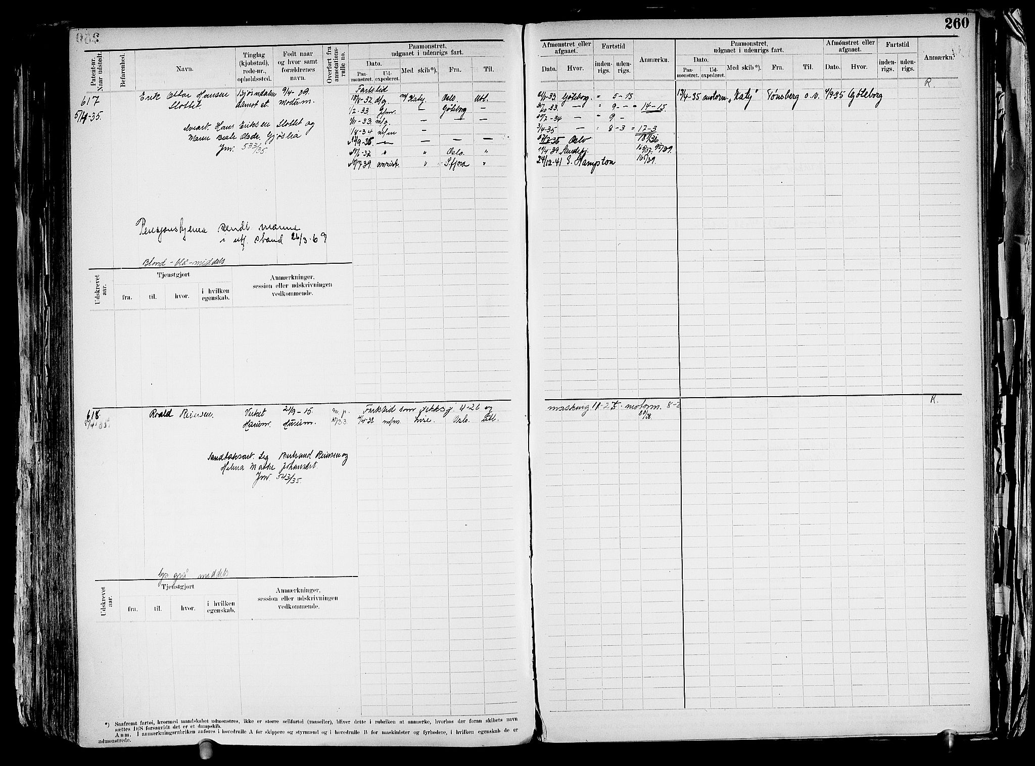 Drammen innrulleringsdistrikt, SAKO/A-781/F/Fd/L0003: Maskinist- og fyrbøterrulle, 1904-1948, p. 267