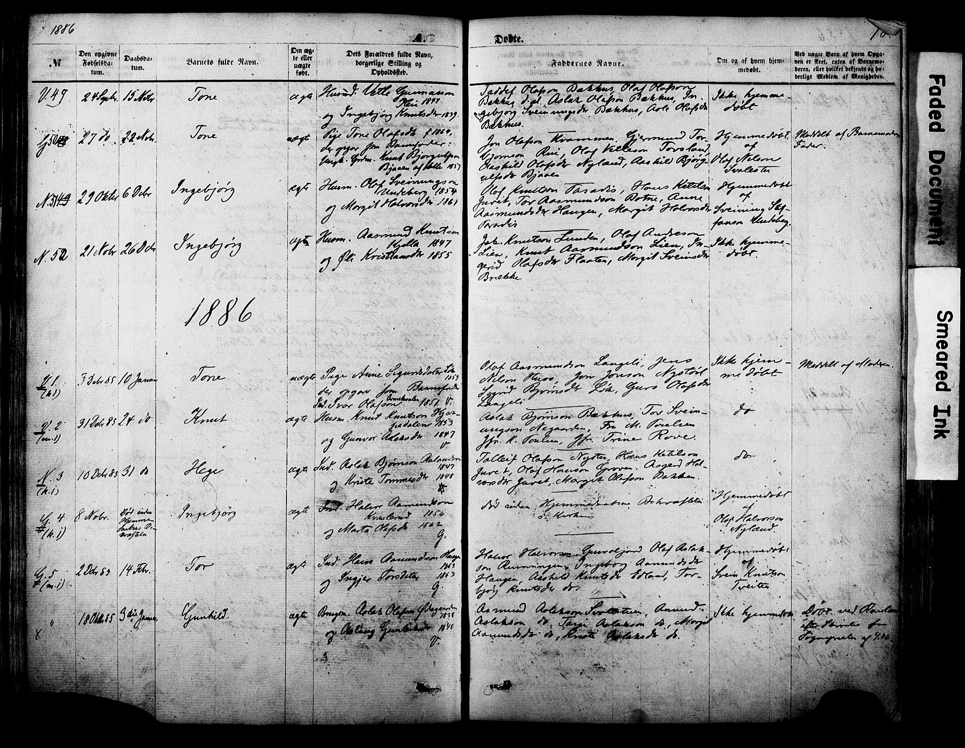 Vinje kirkebøker, AV/SAKO-A-312/F/Fa/L0005: Parish register (official) no. I 5, 1870-1886, p. 78