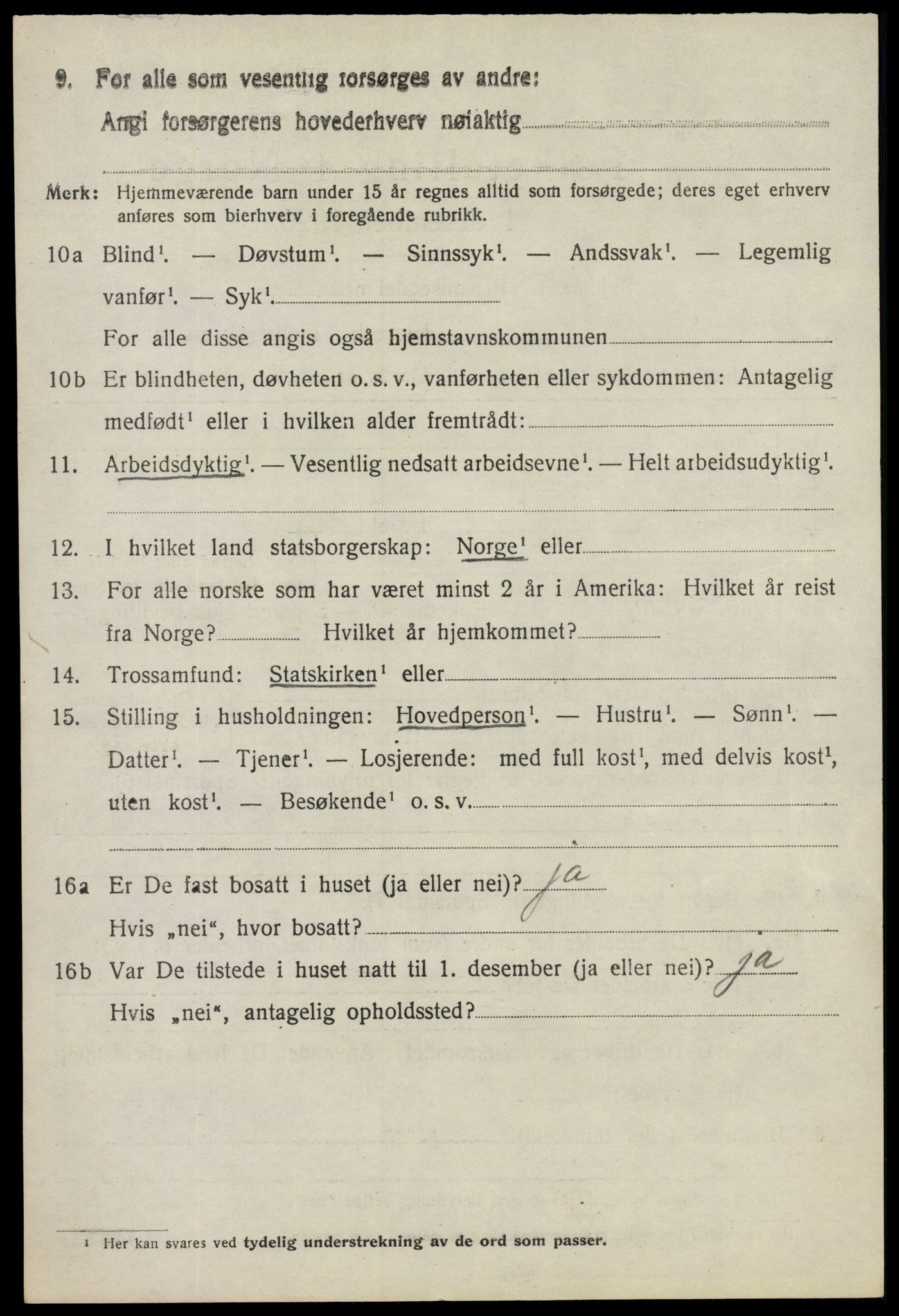 SAO, 1920 census for Mysen, 1920, p. 2936