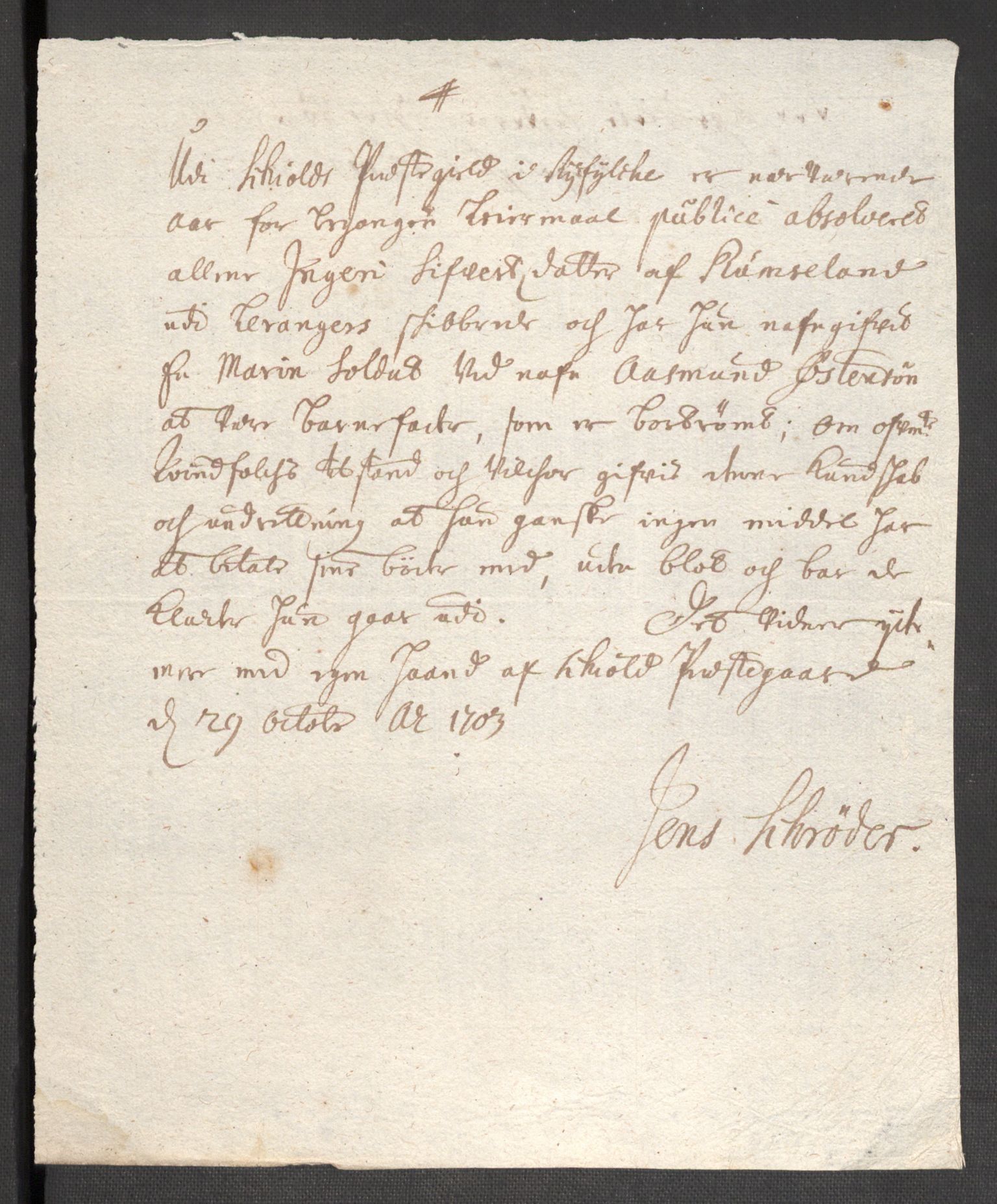 Rentekammeret inntil 1814, Reviderte regnskaper, Fogderegnskap, AV/RA-EA-4092/R47/L2860: Fogderegnskap Ryfylke, 1703-1705, p. 66