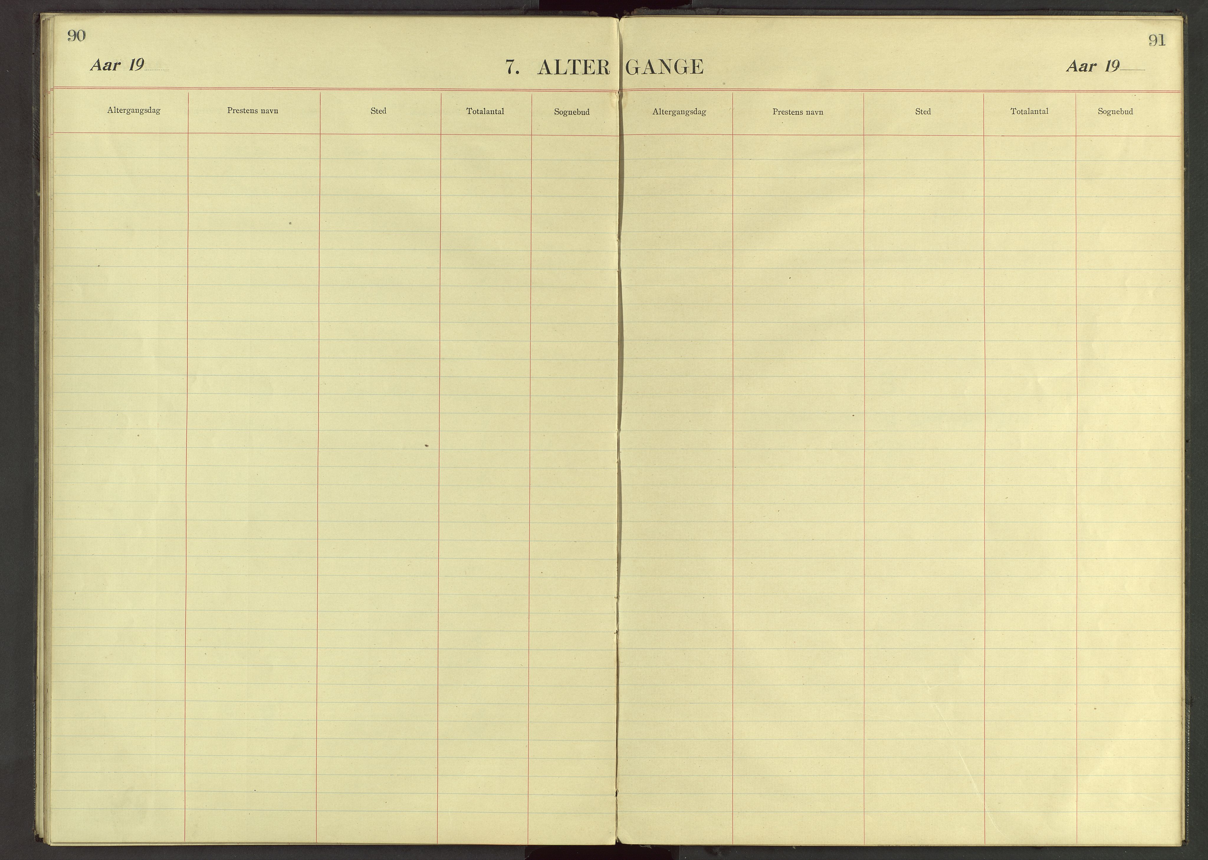 Det Norske Misjonsselskap - utland - Kina (Hunan), VID/MA-A-1065/Dm/L0040: Parish register (official) no. 78, 1909-1948, p. 90-91