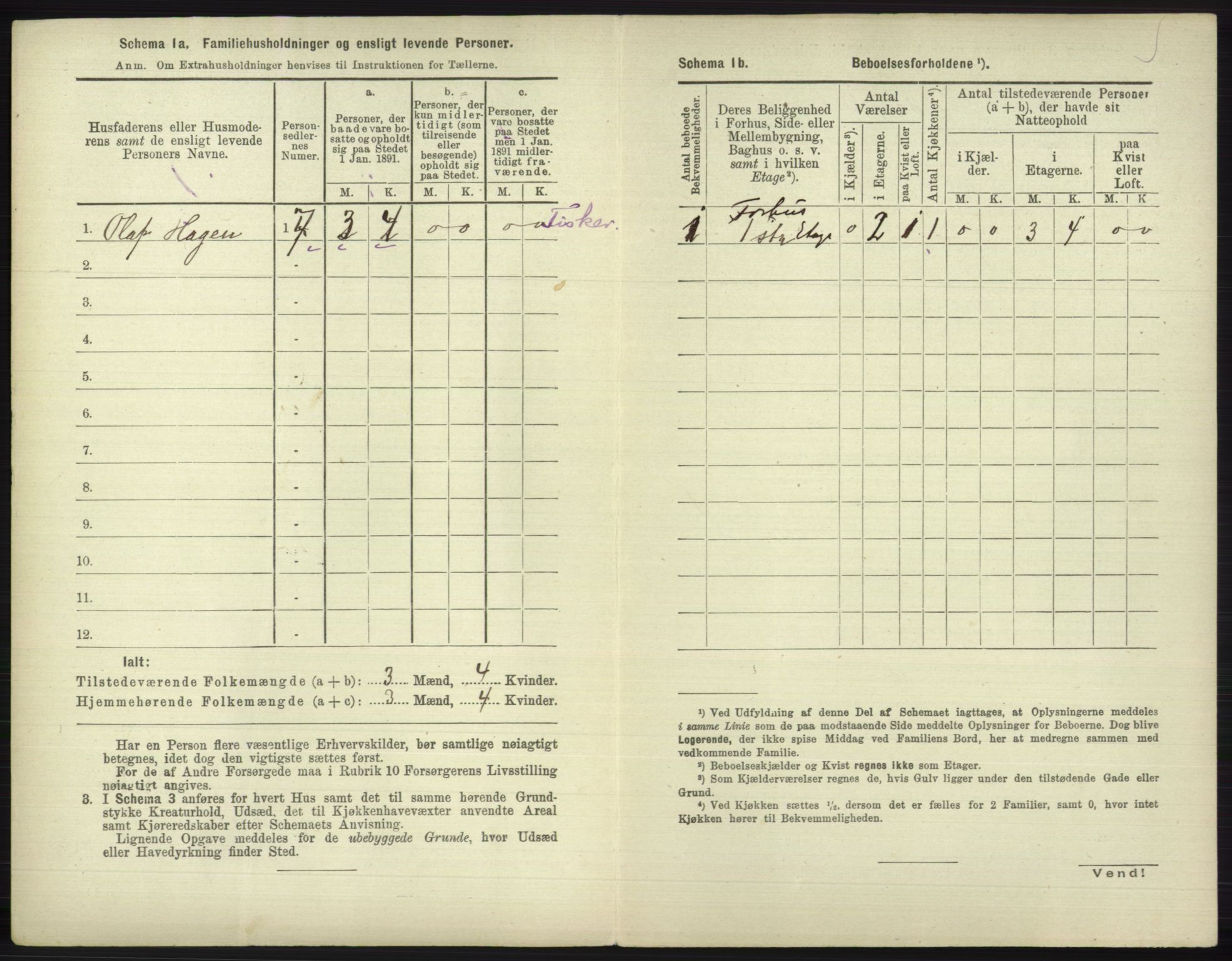 RA, 1891 census for 2003 Vadsø, 1891, p. 1593