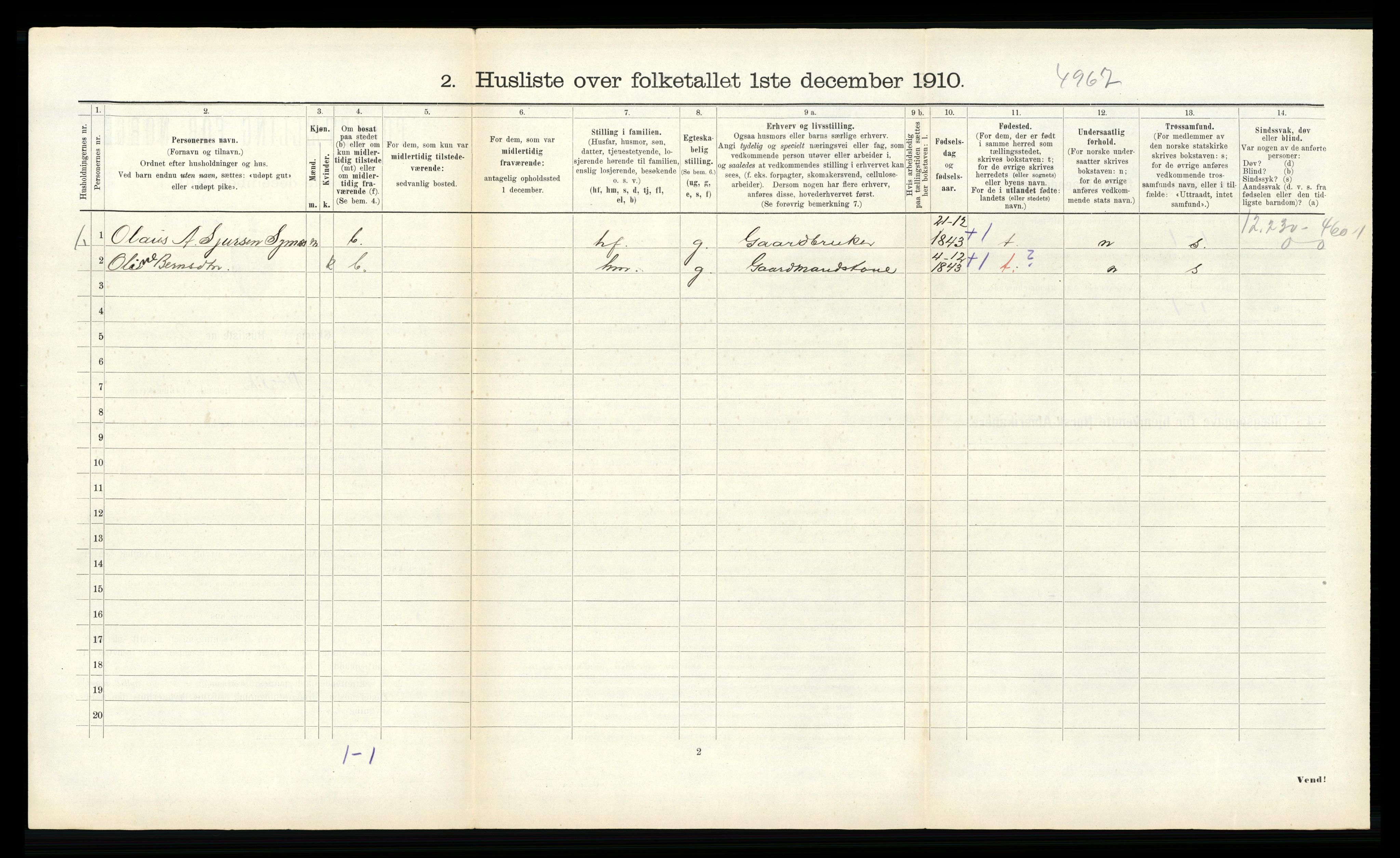 RA, 1910 census for Roald, 1910, p. 159