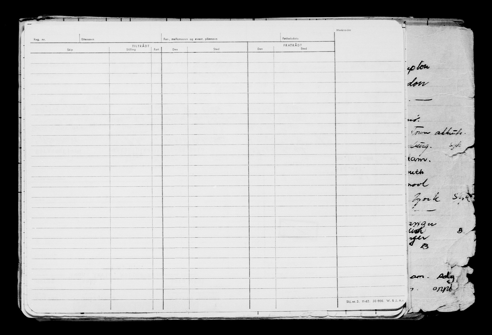 Direktoratet for sjømenn, AV/RA-S-3545/G/Gb/L0069: Hovedkort, 1907, p. 233