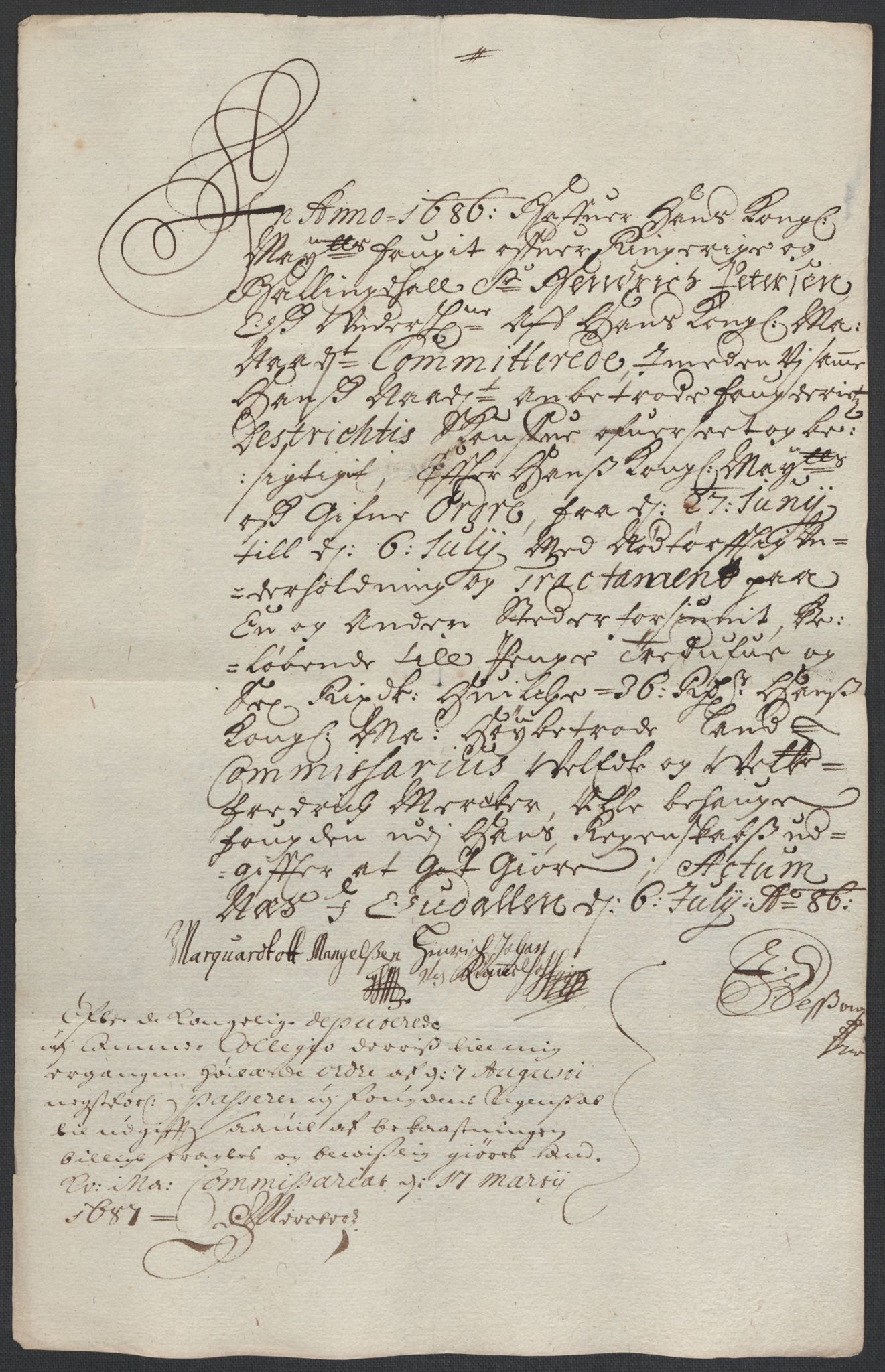 Rentekammeret inntil 1814, Reviderte regnskaper, Fogderegnskap, AV/RA-EA-4092/R21/L1446: Fogderegnskap Ringerike og Hallingdal, 1683-1686, p. 530