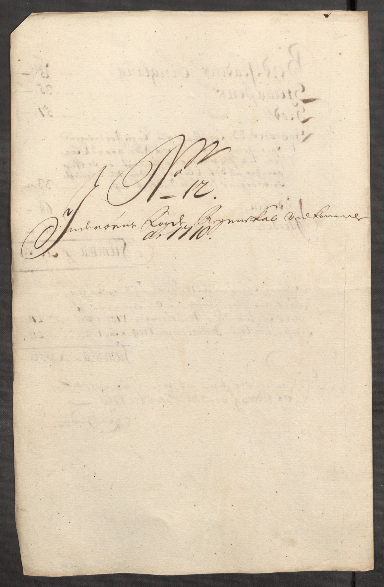 Rentekammeret inntil 1814, Reviderte regnskaper, Fogderegnskap, RA/EA-4092/R63/L4318: Fogderegnskap Inderøy, 1710, p. 171