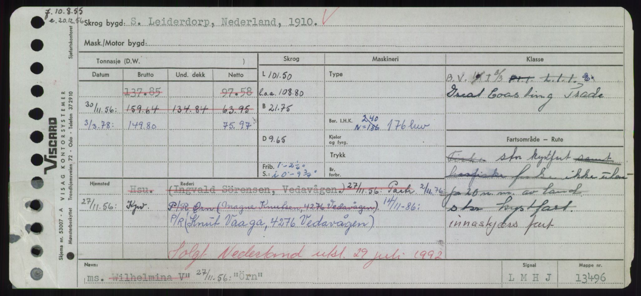 Sjøfartsdirektoratet med forløpere, Skipsmålingen, AV/RA-S-1627/H/Hd/L0041: Fartøy, Vi-Ås, p. 531