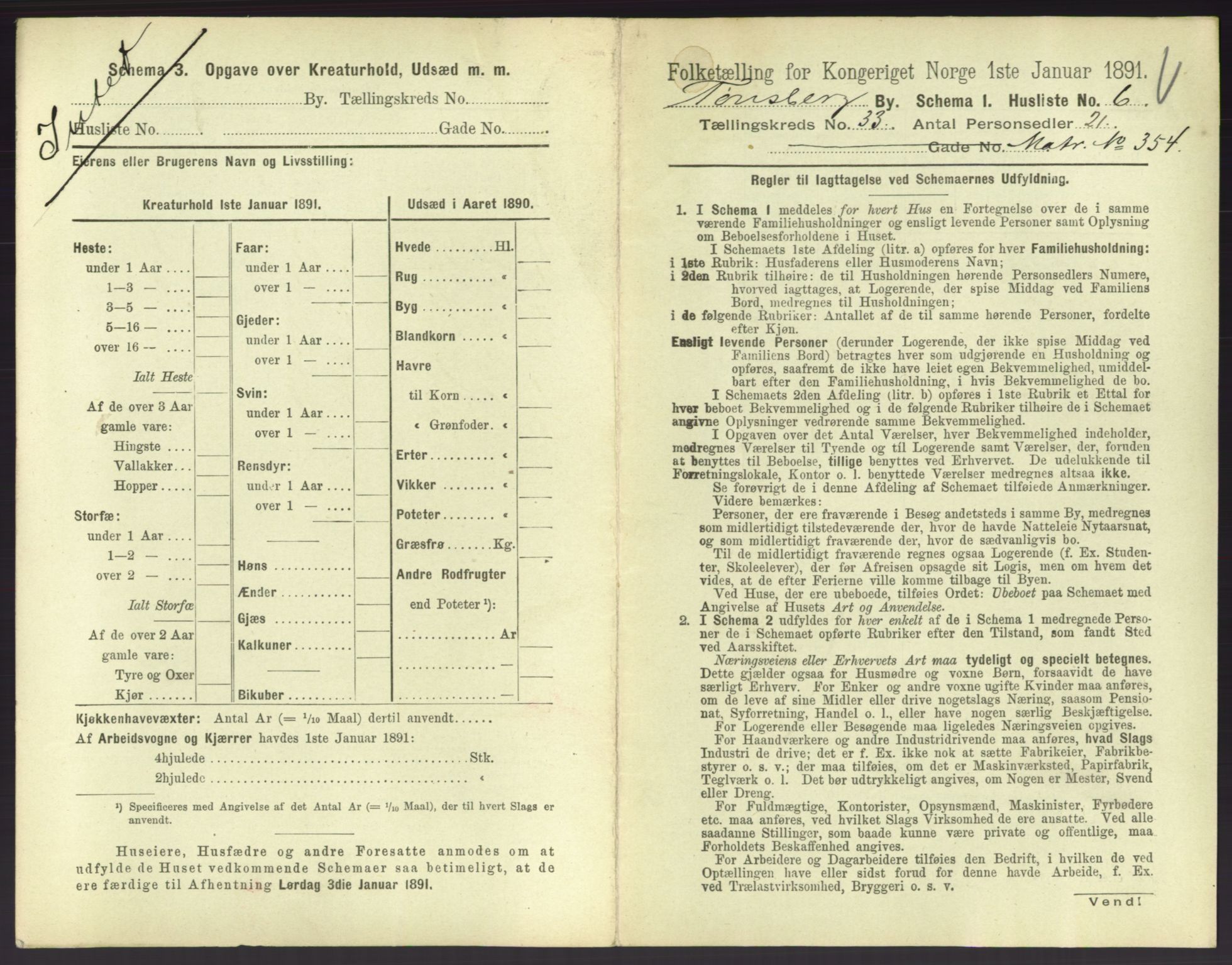 RA, 1891 census for 0705 Tønsberg, 1891, p. 978